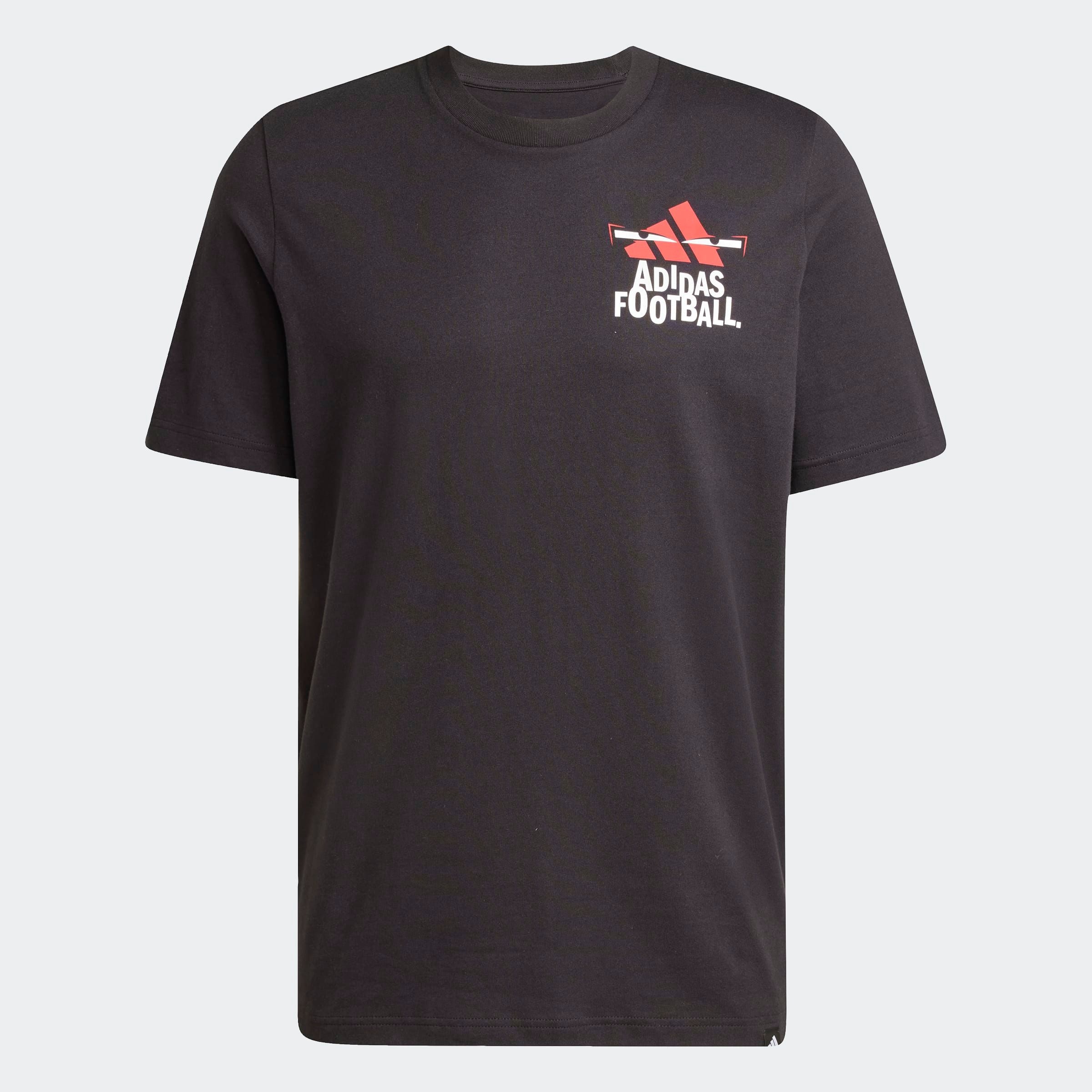 adidas Performance Trainingsshirt »GRAPHIC« sportlicher Stil, mit Fußballgrafiken, aus Baumwolle, pflegeleicht
