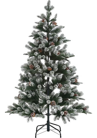 Künstlicher Weihnachtsbaum »Snow on Green«, mit leicht beschneiten Ästen und Tannenzapfen kaufen