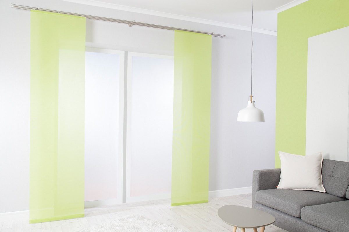 HOMING Schiebegardine »Manhattan« Klettband 1 Stk. tlg. modern, Wohnzimmer, Schlafzimmer