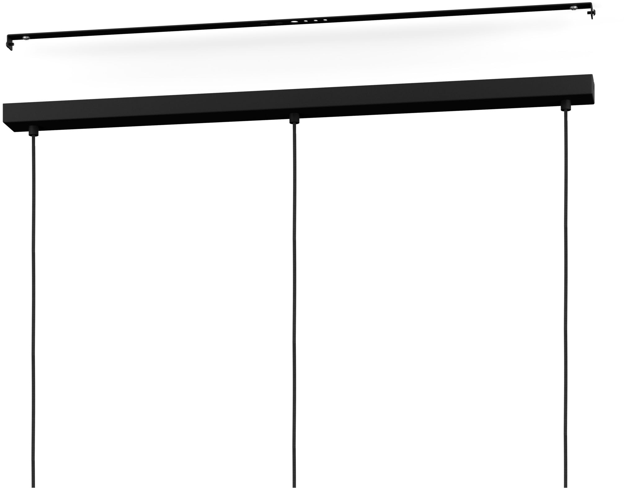 EGLO Hängeleuchte »OILELLA Pendellampe - Stahl - E27 - 3X40W - IP20« E27 1 Stk. Hängelampe, Deckenlampe, Wohnzimmer, Esszimmer, L95 x B19 x H110 cm