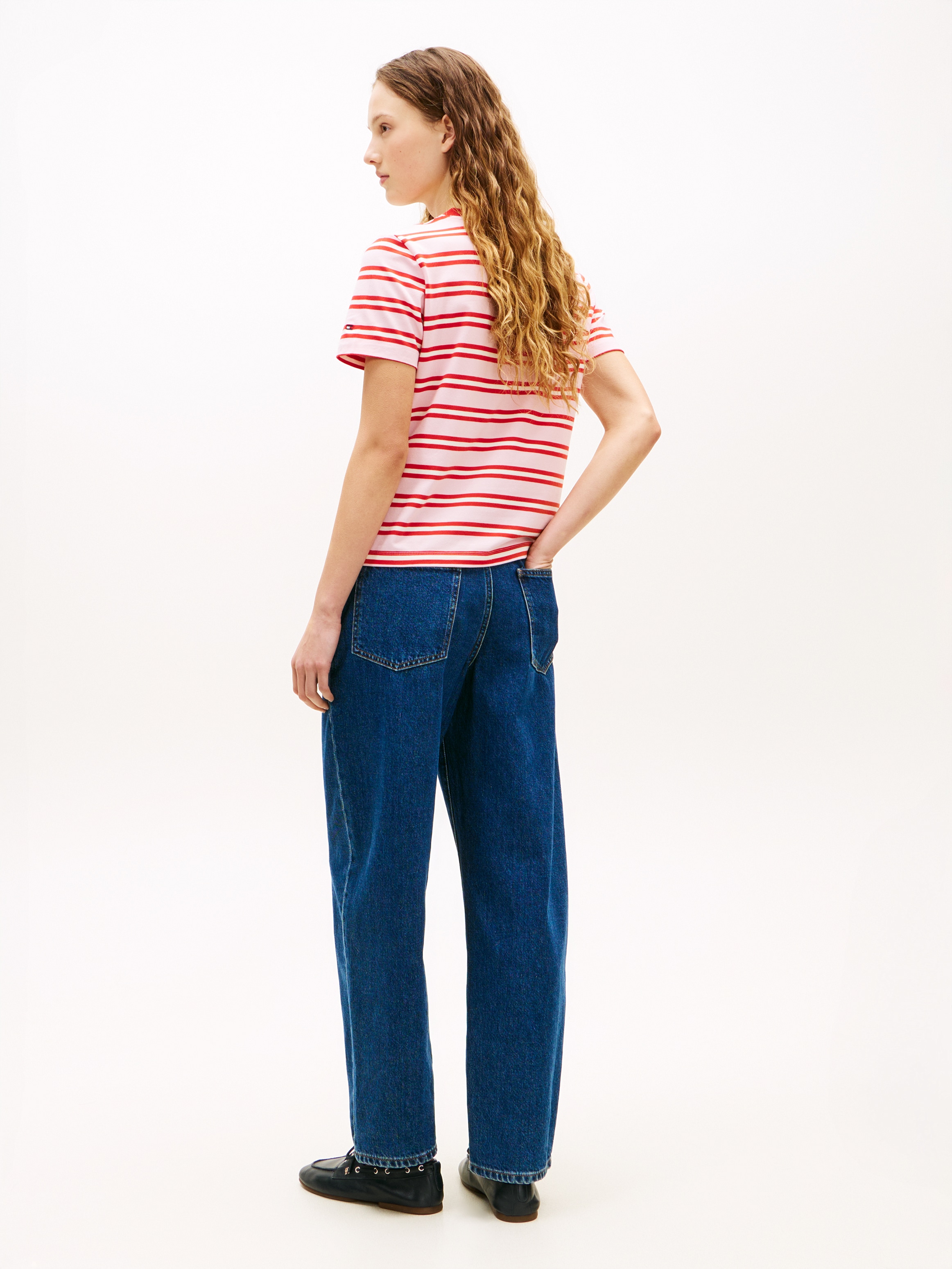 Tommy Hilfiger Kurzarmshirt »TH SCRIPT REGULAR C-NECK SHORT SLEEVE TEE«