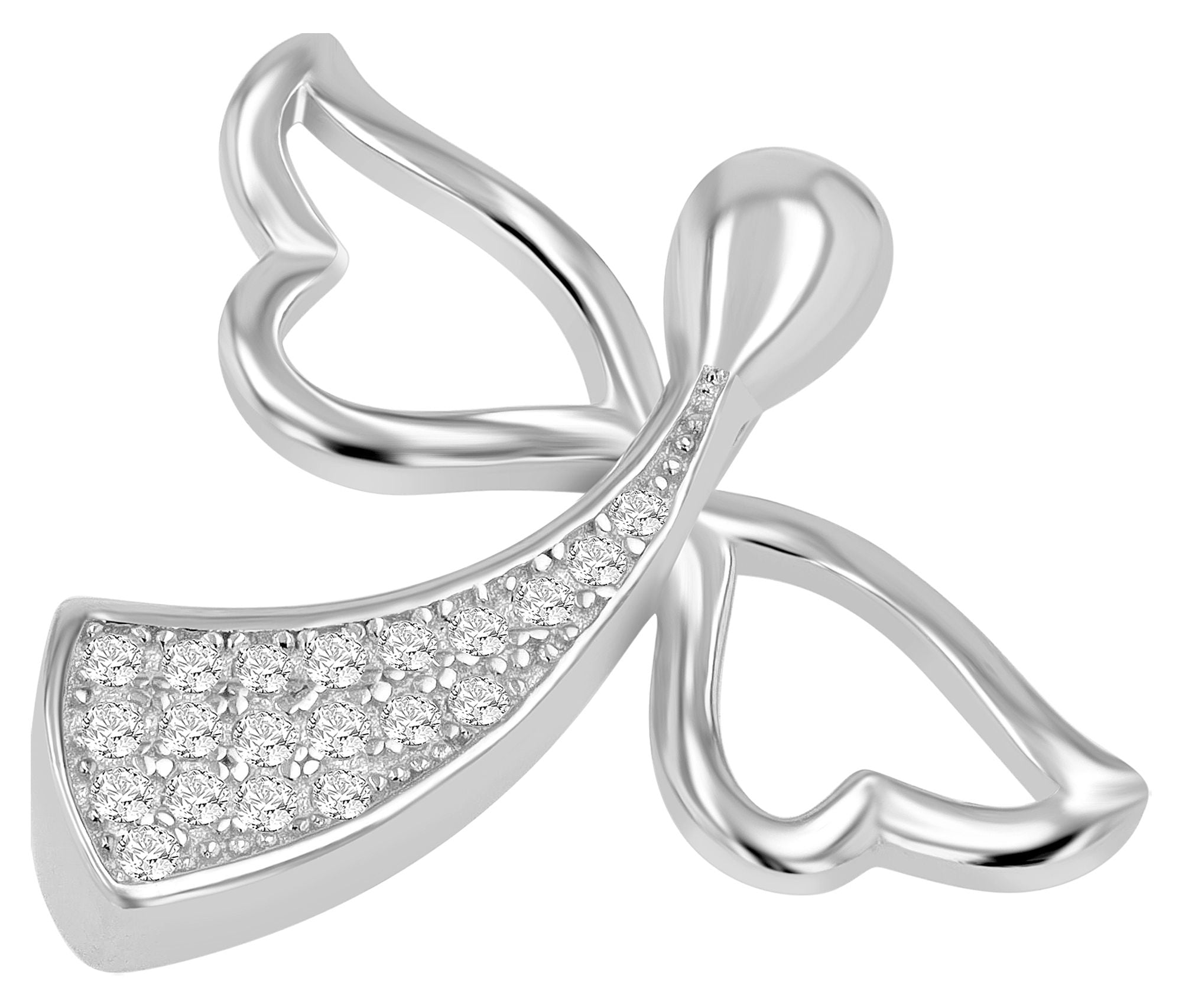 Adelia´s Kettenanhänger »Damen Anhänger ¿ Engelanhänger aus 925 Silber mit Zirkonia« ()