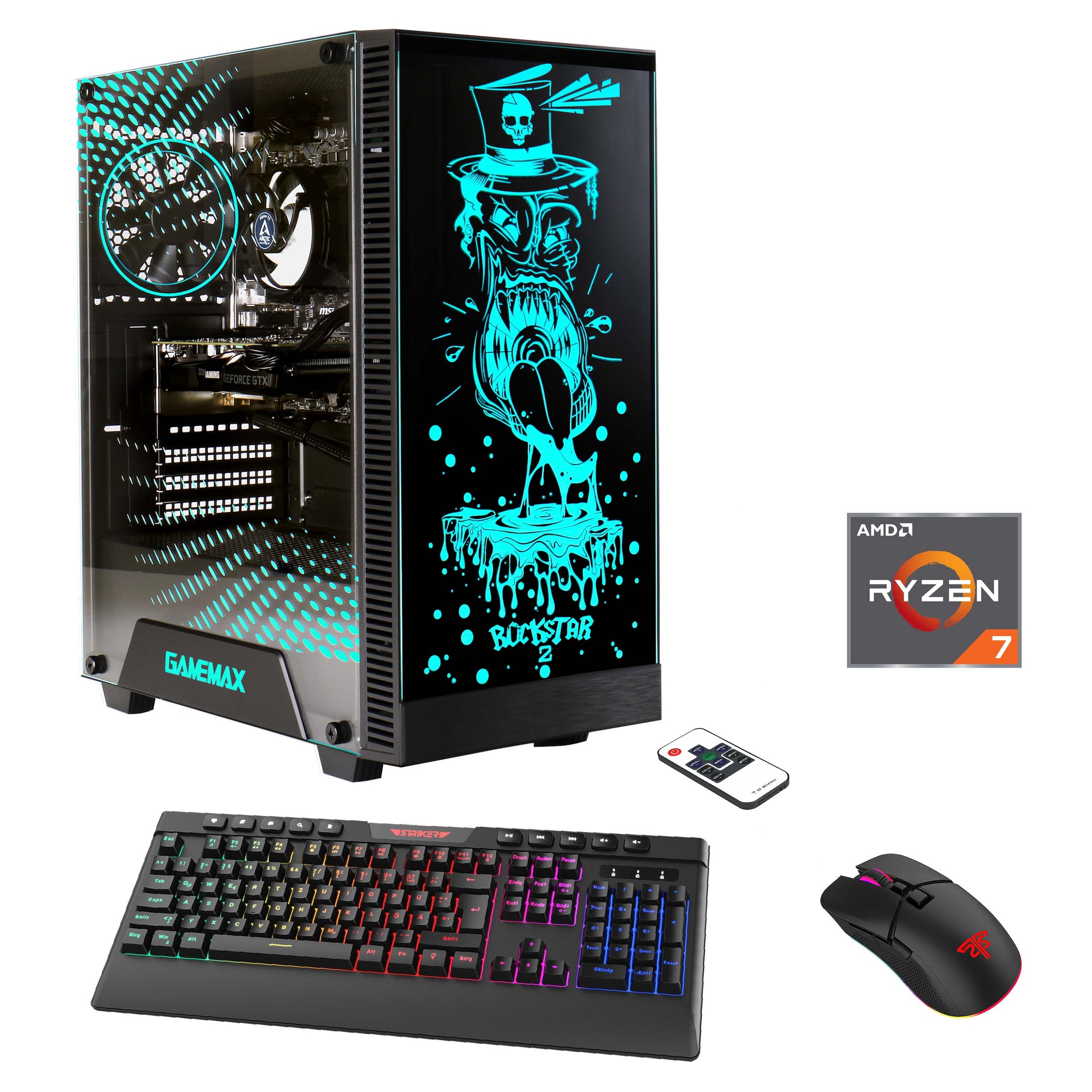 Hyrican Gaming-PC »Rockstar 7150«, DDR5, PCIe SSD Gen4, Windows 11