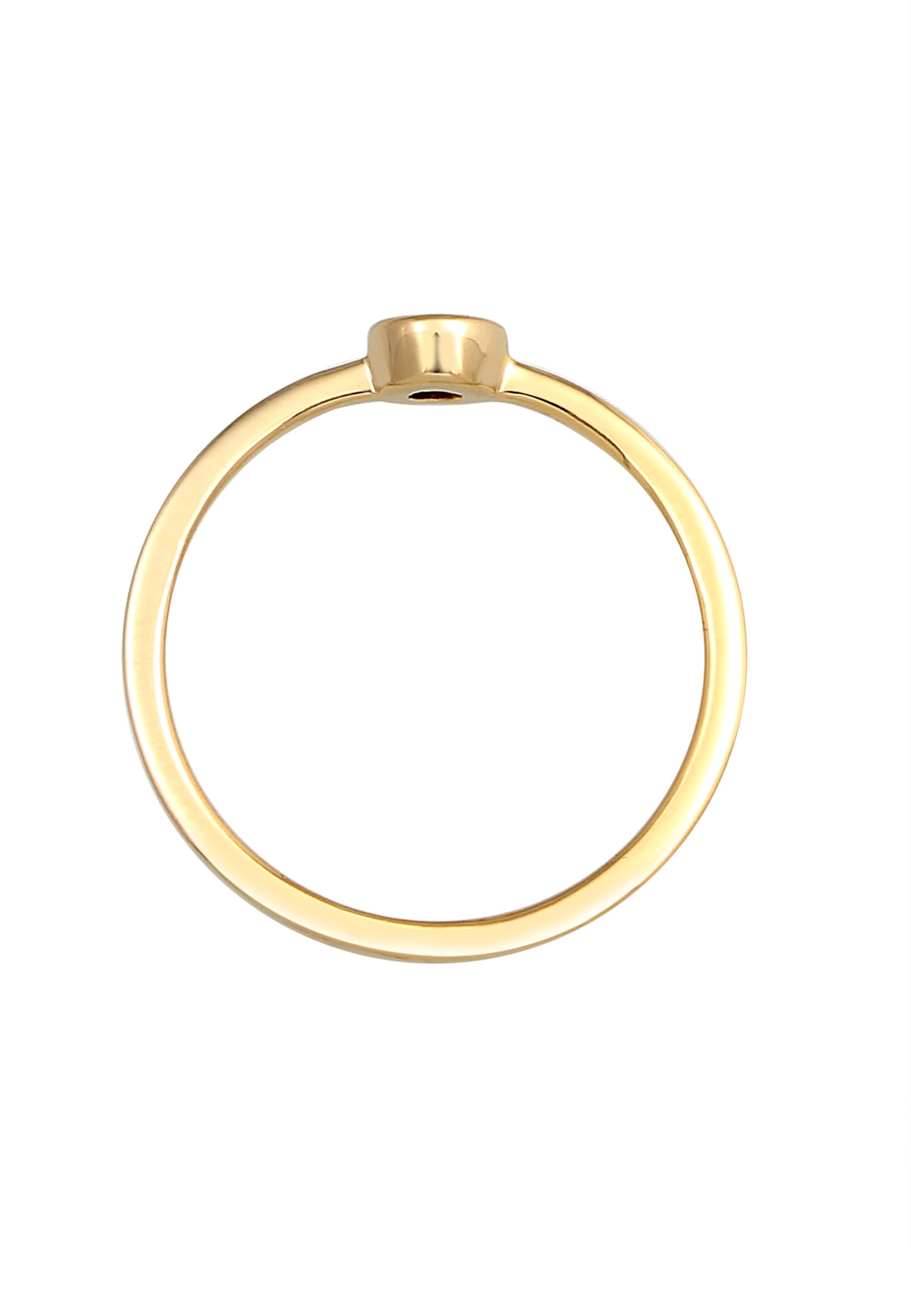 Elli DIAMONDS Verlobungsring »Ring Diamant Weiß Brillantschliff (0.06 ct) 585 Gelbgold«