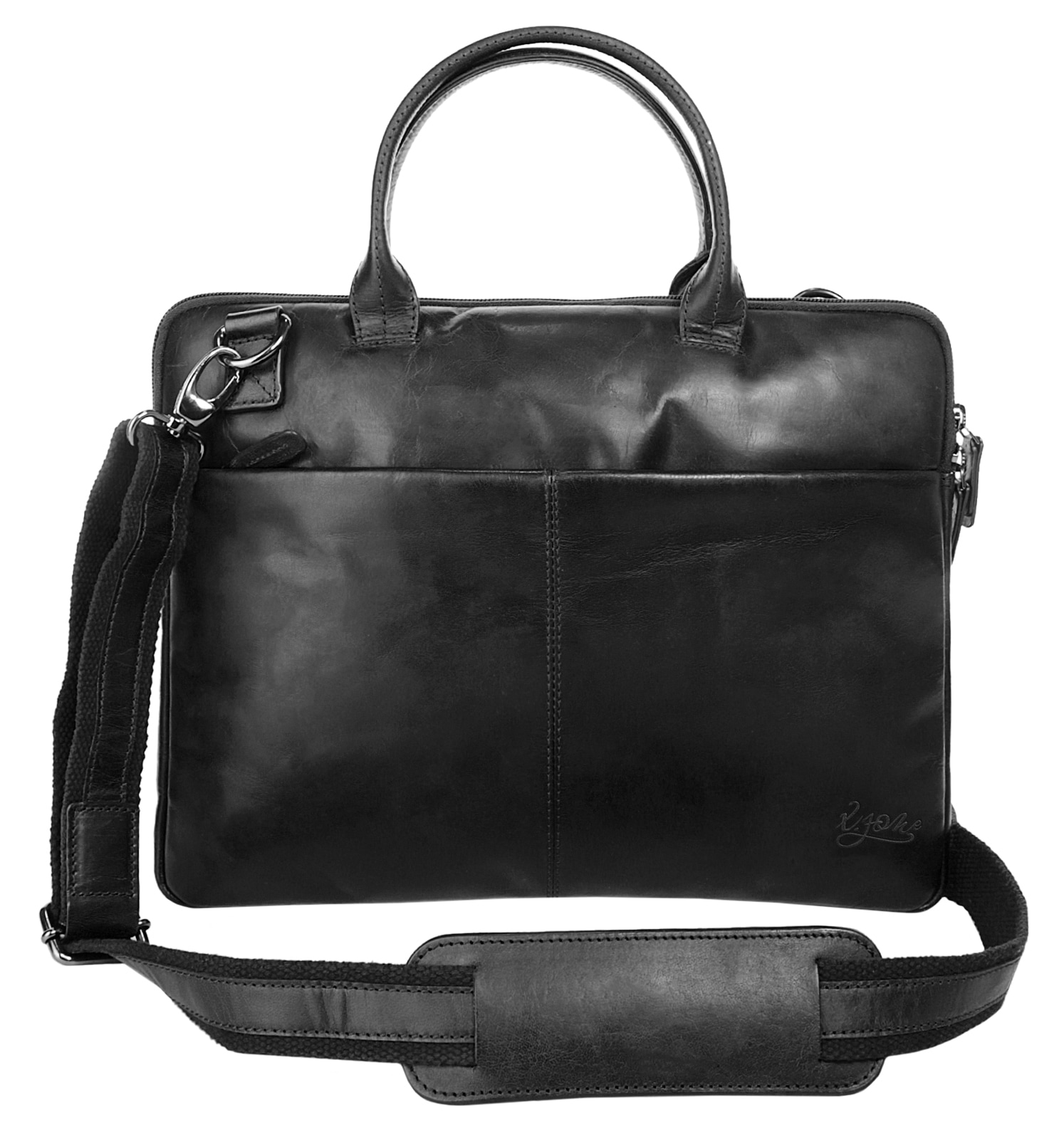 X-Zone Laptoptasche, echt Leder