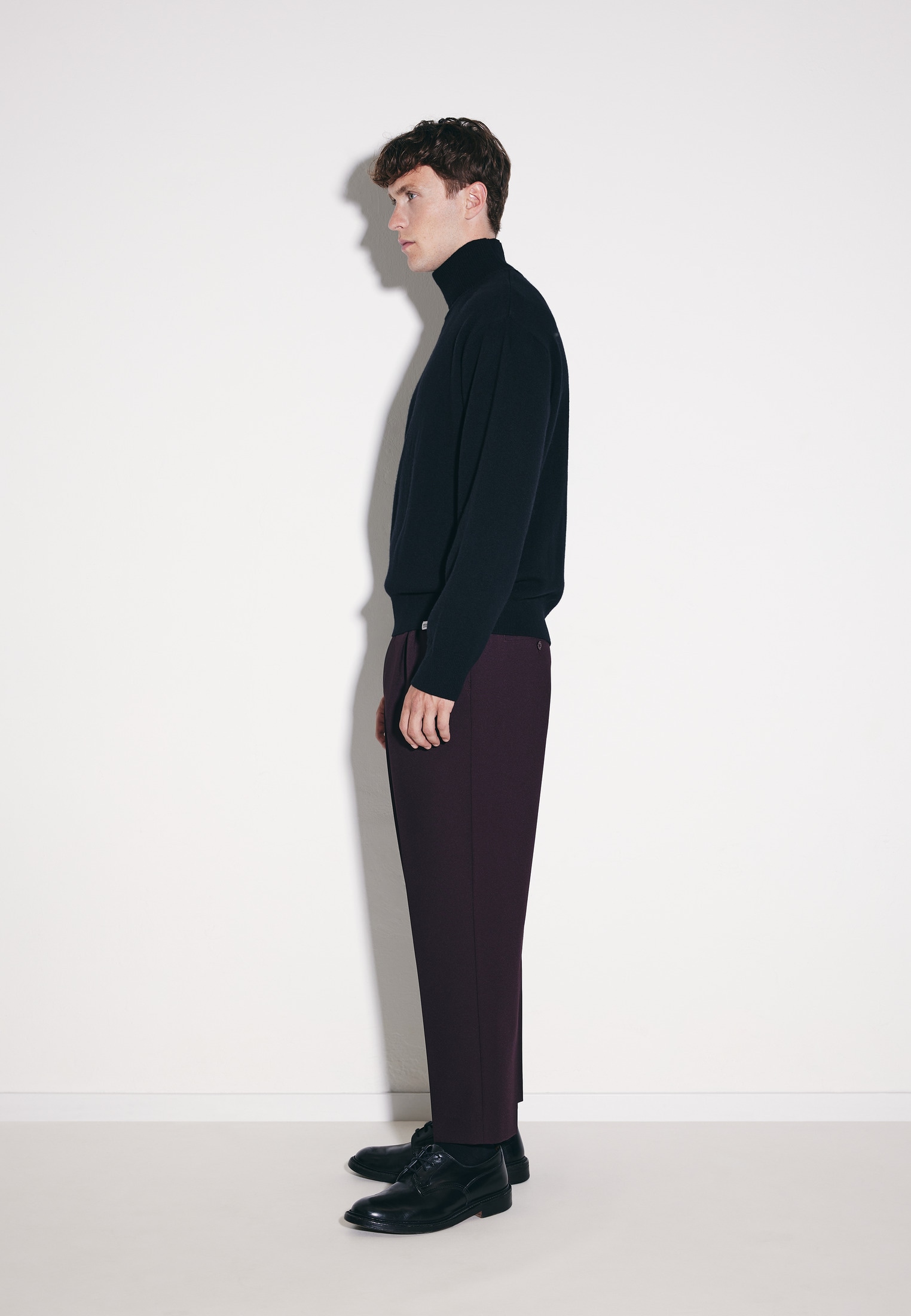 studio seidensticker Strickpullover 1/1 Stehkragen Uni