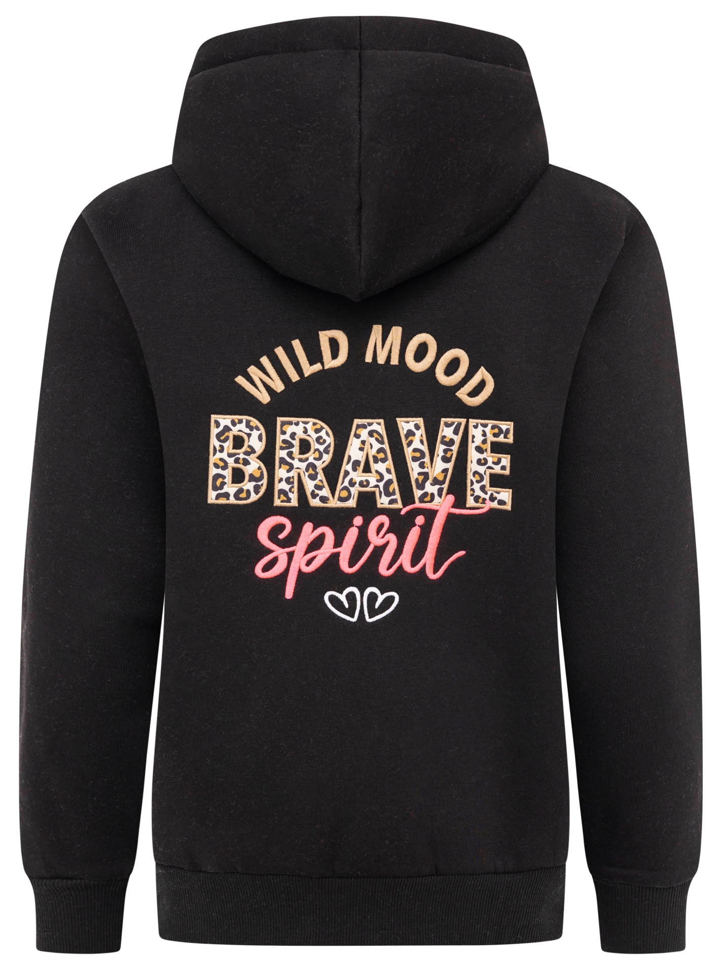 Zwillingsherz Kapuzensweatjacke »"Brave Spirit"«, Langarm, Reißverschluss, Kapuze, Kordelzug, Animal-Details