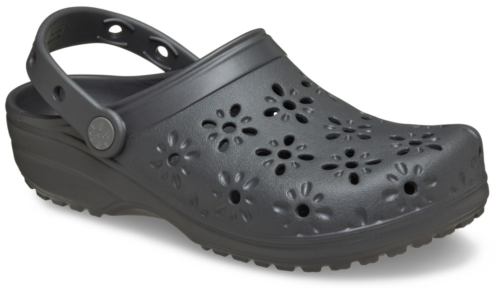 Crocs Clog »Classic Floral Cut Out Clog«  , Sandale, Sommerschuh, Loafer mit Lüftungsöffnungen in Blütenstruktur