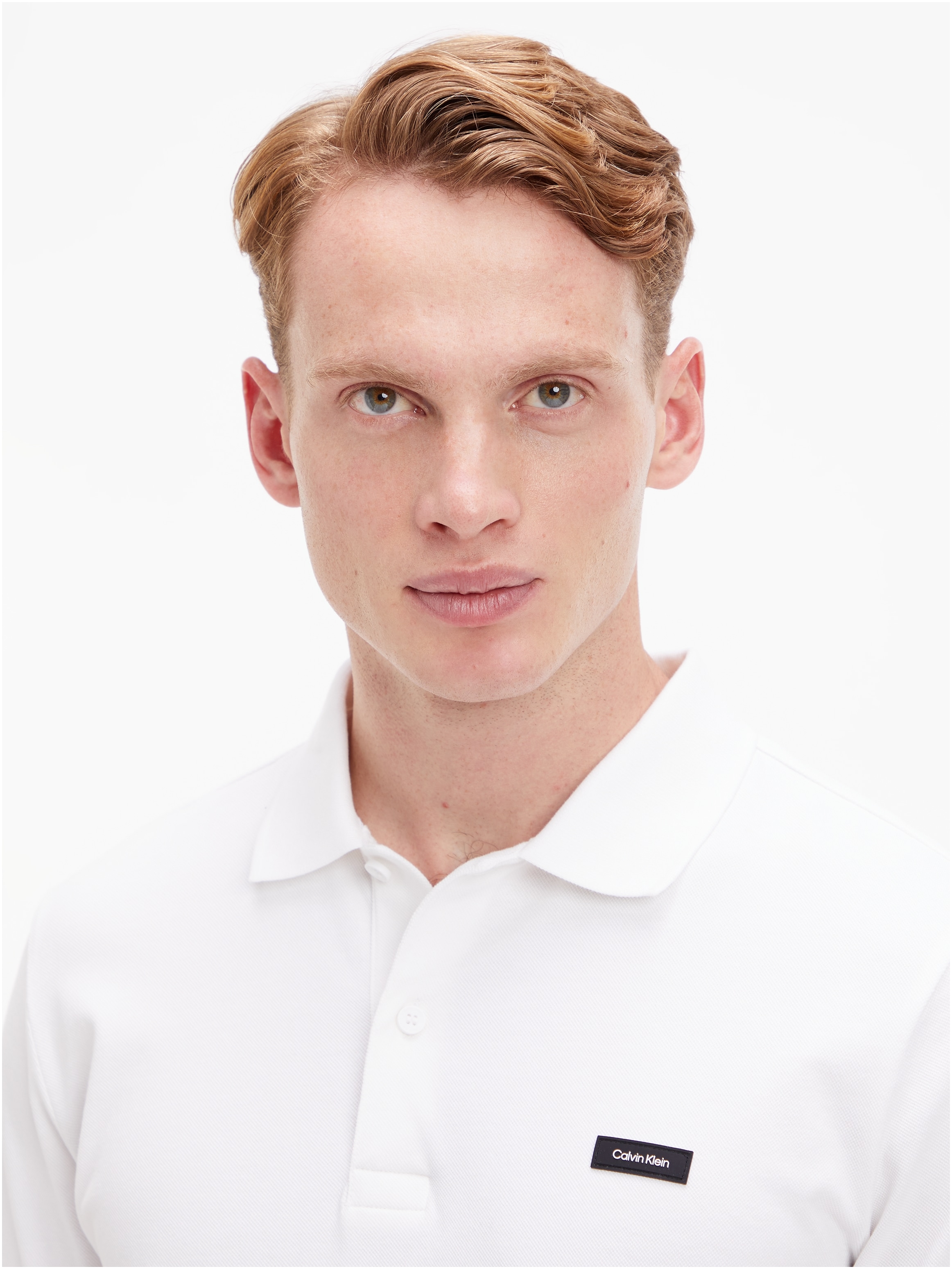 Calvin Klein Poloshirt, mit Calvin Klein Logo auf der Brust
