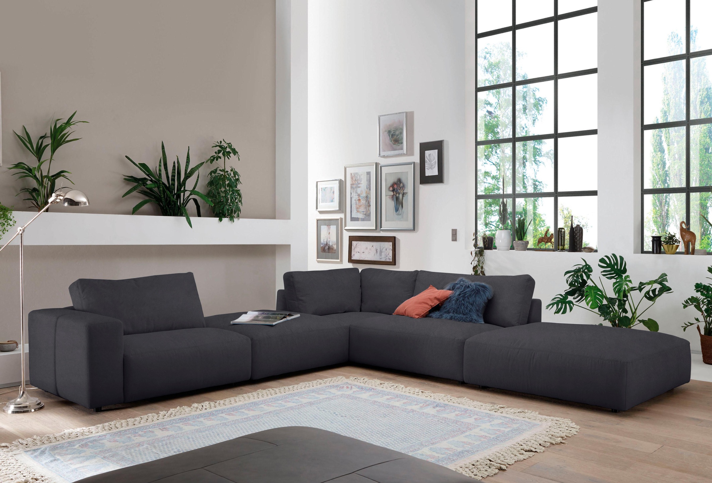 Musterring Ecksofa »LUCIA L-Form«, in vielen Qualitäten und 4 verschieden Nähten