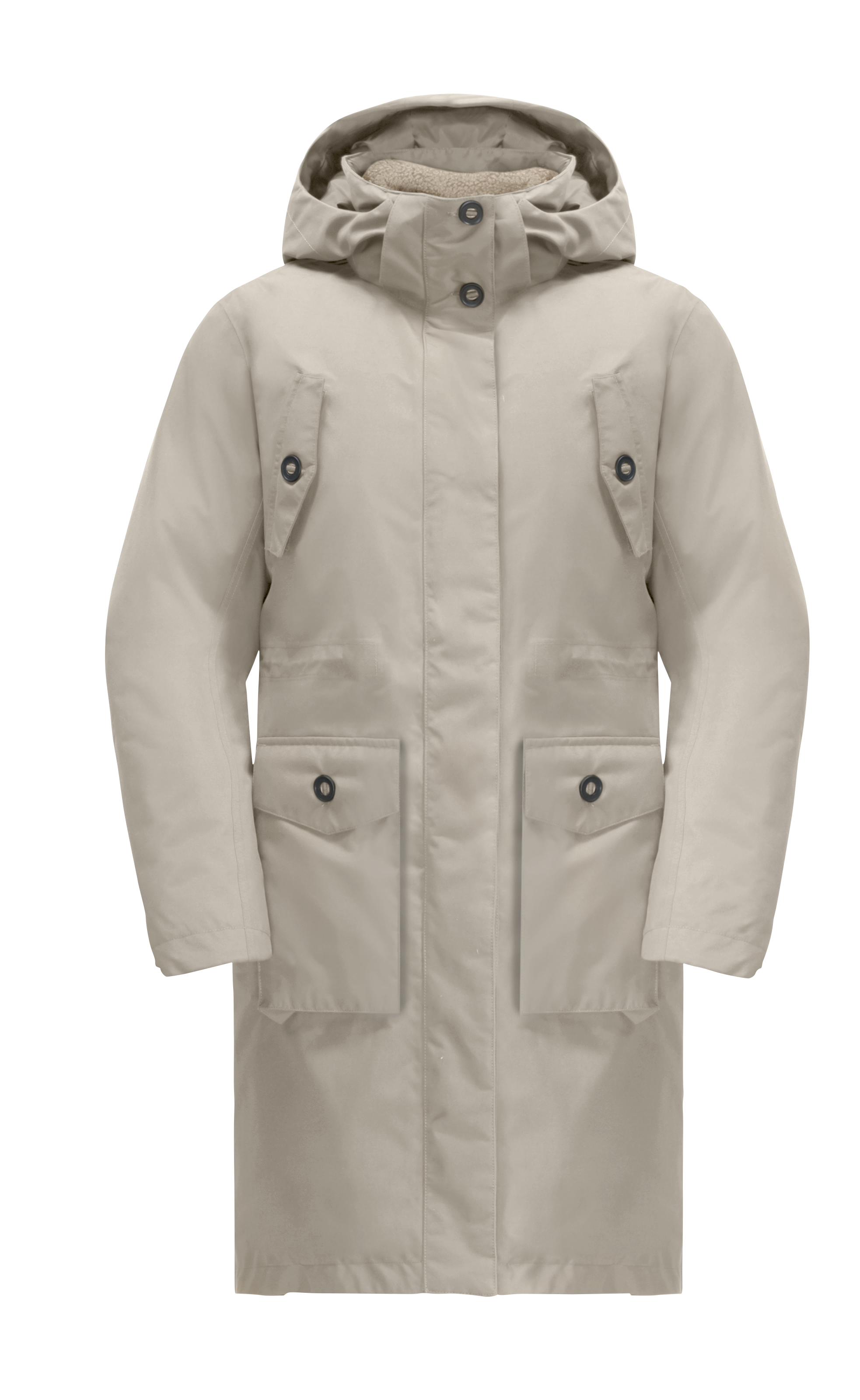 Jack Wolfskin 3-in-1-Funktionsmantel »EISWALD 3IN1 PARKA W«, mit Sherpa Fleece-Innenjacke und abnehmbarer Kapuze