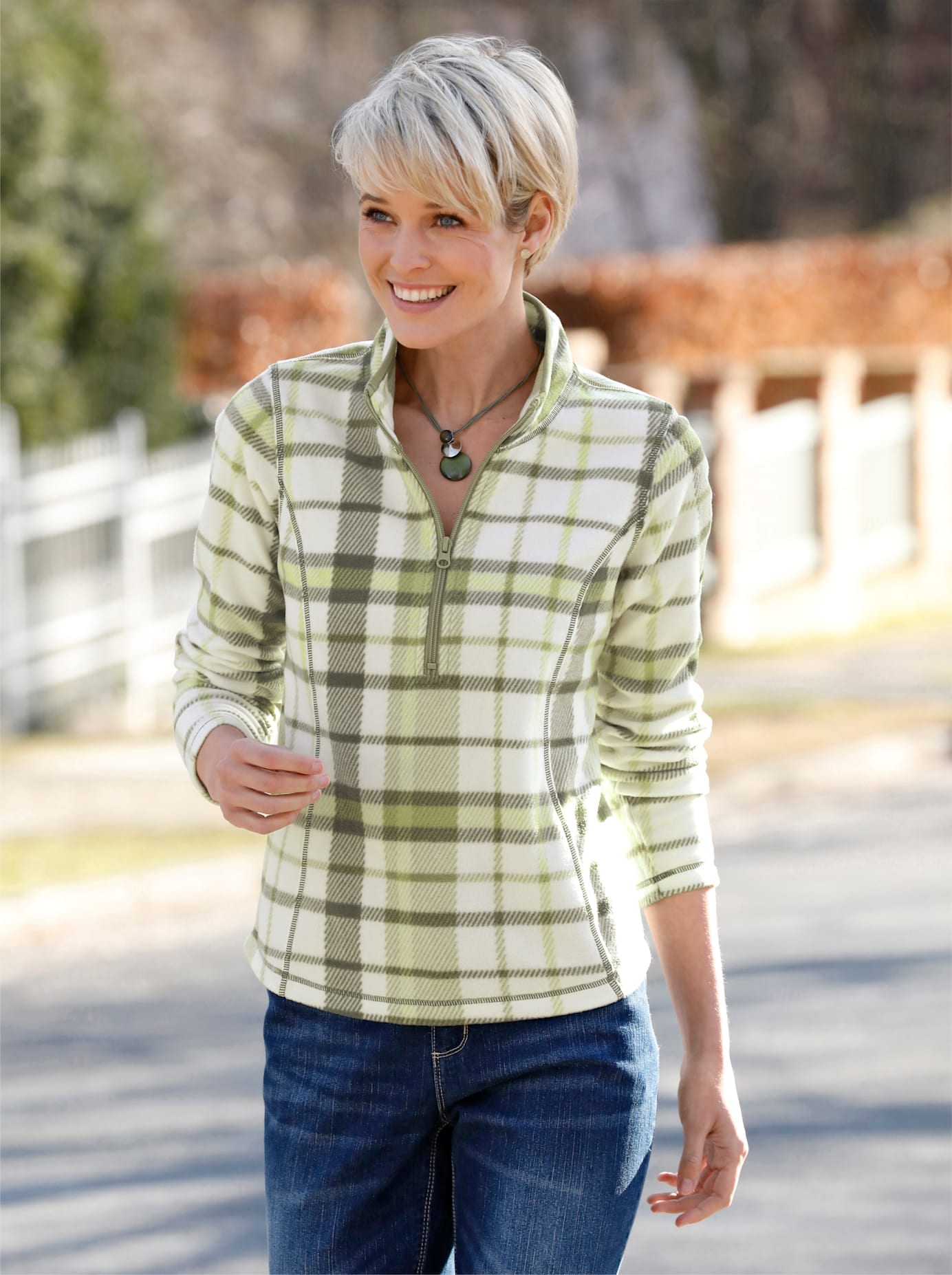 Casual Looks Fleeceshirt »Fleece-Shirt«, (1 tlg.)