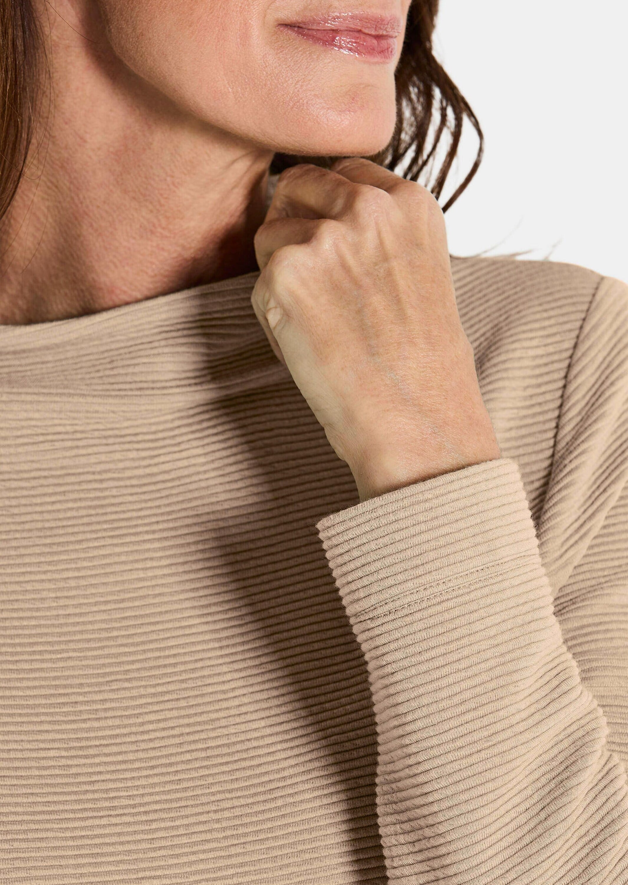 GOLDNER Rundhalspullover »Langarm Ottoman-Design, Turtleneck«