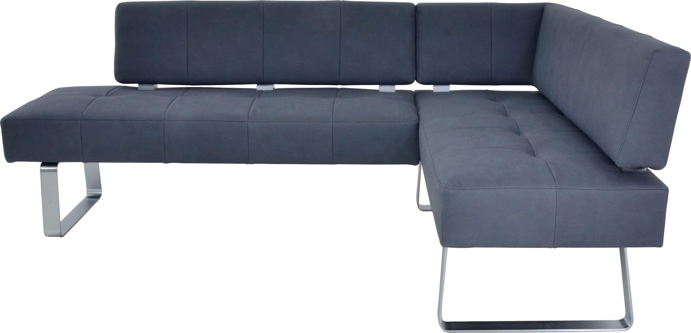 K+W Komfort & Wohnen Eckbankgruppe »Spider II« Set, 4 Stk. tlg. langer Schenkel 227cm, 2 Freischwinger, Auszugstisch in Breite 130 cm