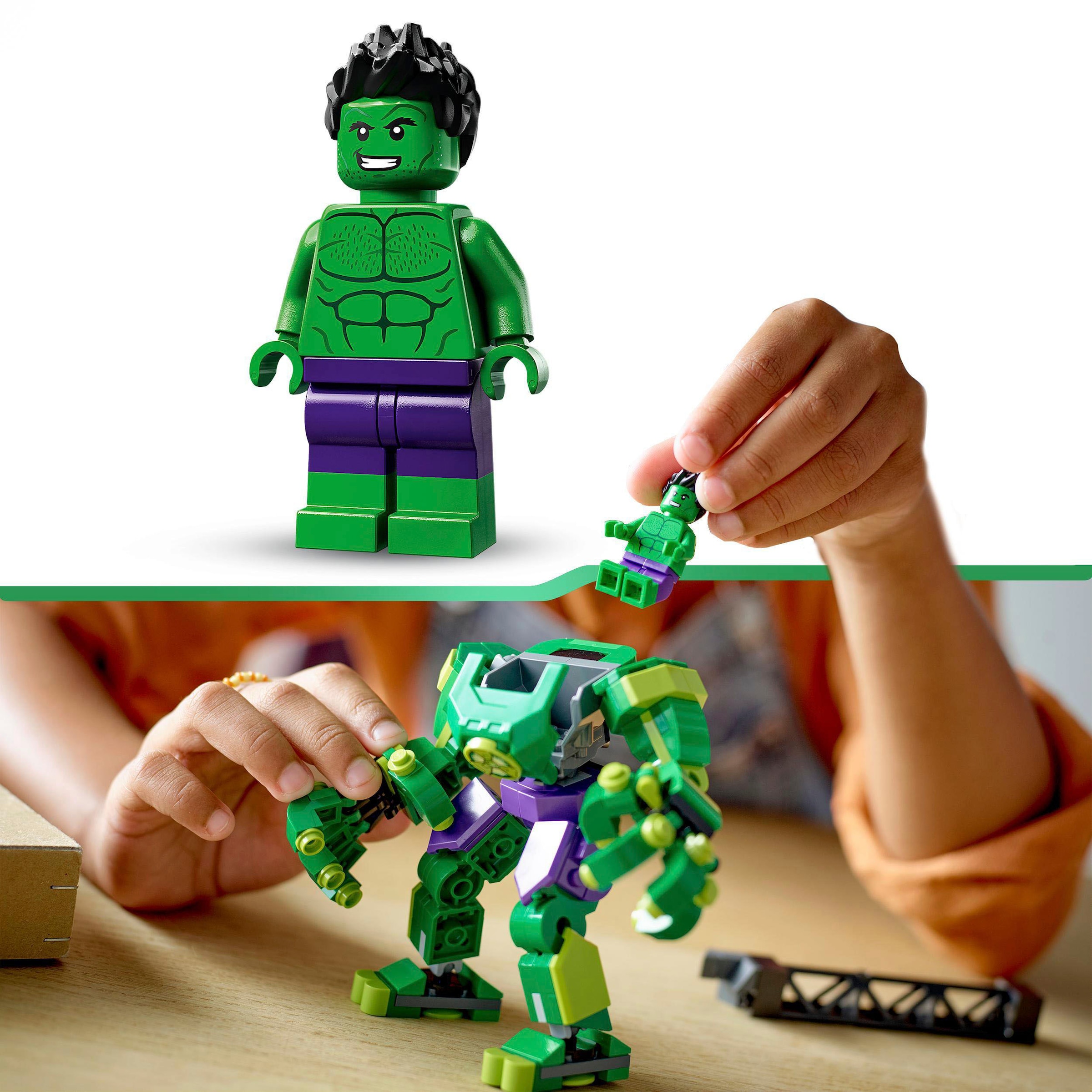 LEGO® Konstruktionsspielsteine »Hulk Mech (76241), LEGO® Marvel«, (138 St.), Made in Europe