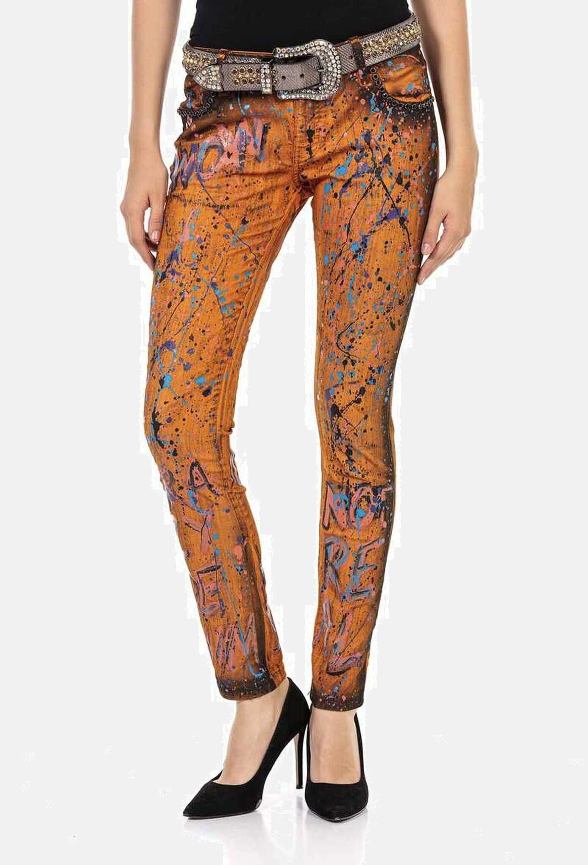 Cipo & Baxx Slim-fit-Jeans »Cipo & Baxx Jeans« Im 5-Pocket-Style, WD445