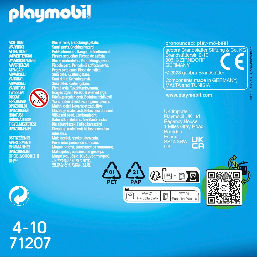 Playmobil® Konstruktions-Spielset »Feuerwehrmänner (71207), DuoPack«, (15 St.)