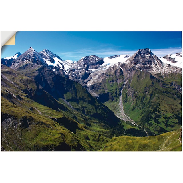 Artland Wandbild »Berge rund um den Großglockner«, Berge, (1 St.), als  Leinwandbild, Wandaufkleber oder Poster in versch. Größen bequem bestellen