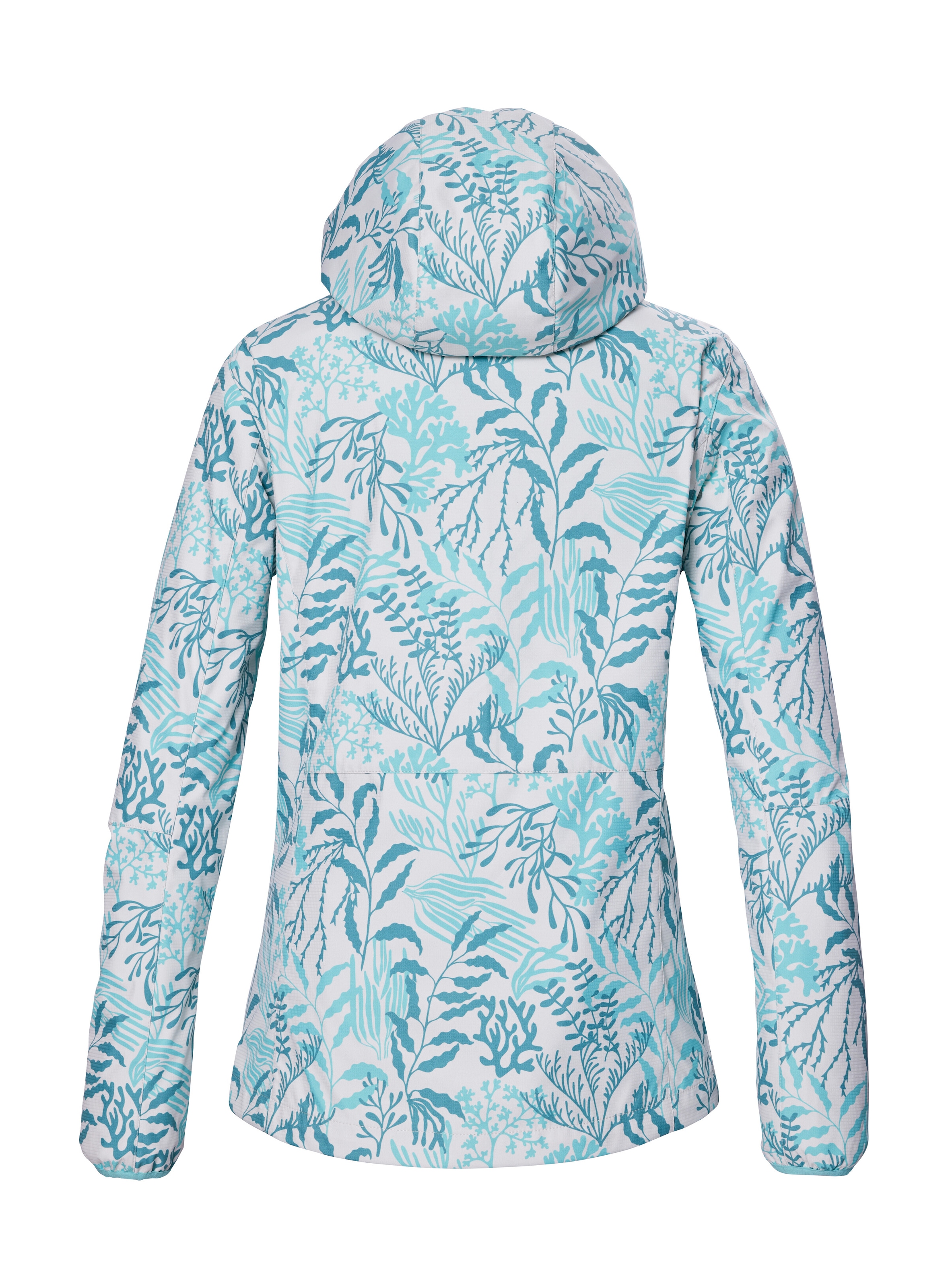 Killtec Softshelljacke »KOS 56 WMN SFTSHLL JCKT« Wasserabweisende, winddichte Softshelljacke mit floralem Print