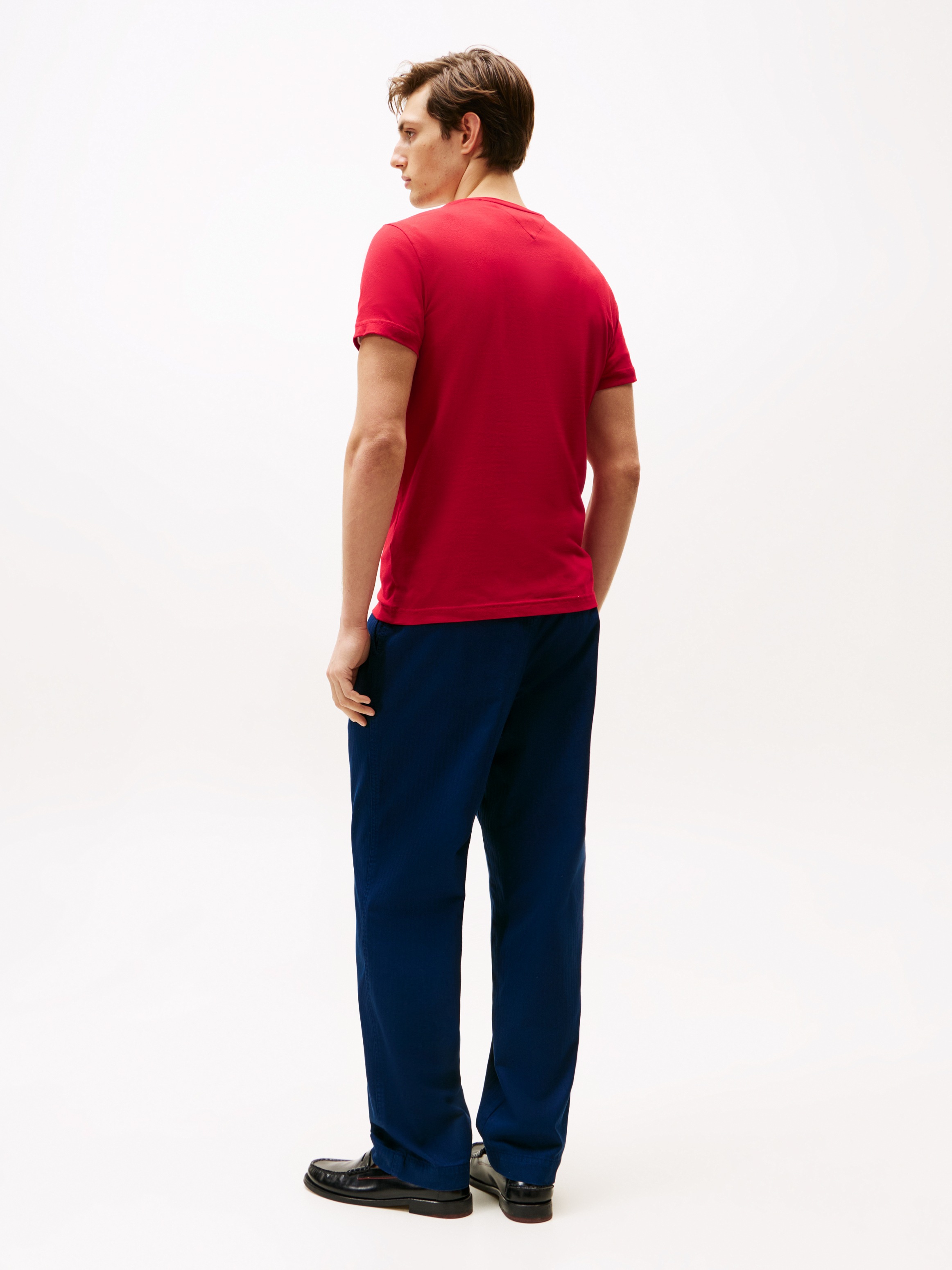 Tommy Hilfiger T-Shirt »STRETCH SLIM FIT TEE«, mit Rundhalsausschnitt