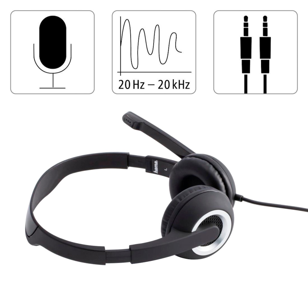 Hama Headset »PC-Headset "Essential HS 300" Stereo«