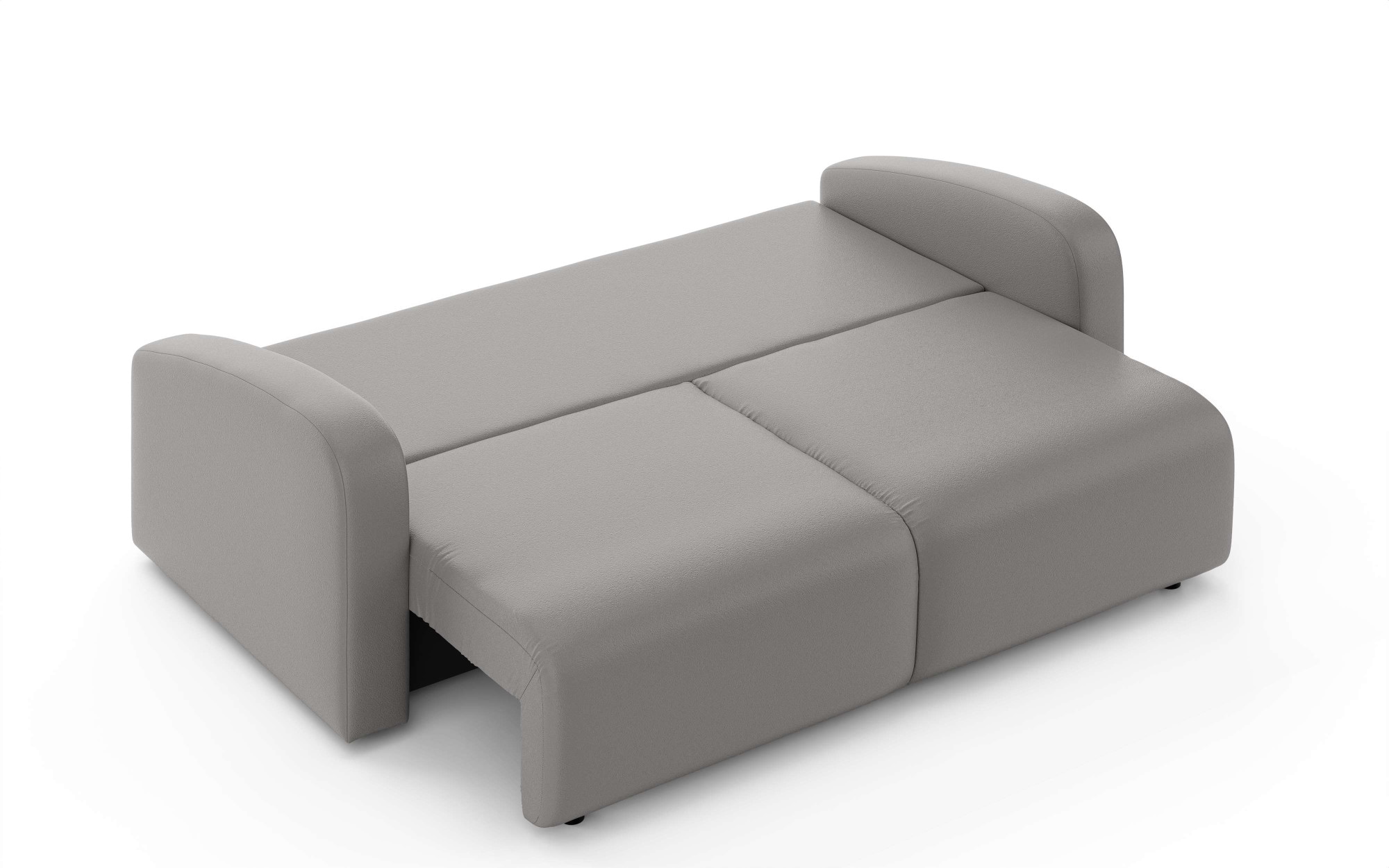 INOSIGN 3-Sitzer »JIGGS wahlweise Schlafsofa mit Bettkasten, Maße B/H/T: 228/96/110 cm«, Sofa mit Wellenunterfederung, enthält 2 Rückenkissen und 2 Zierkissen