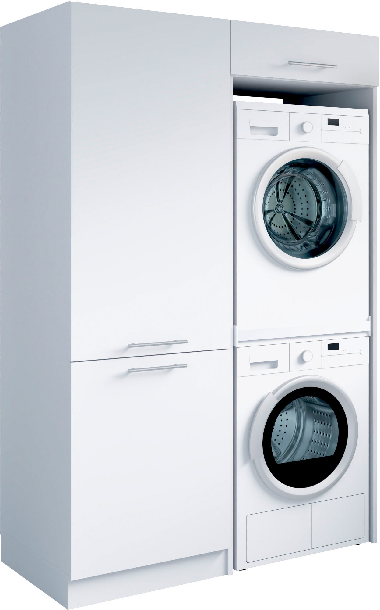 Laundreezy Mehrzweckschrank-Set »Laundreezy, 2-tlg. Mehrzweckschrank-Set B/H/T 128/238/68 cm« 2 Stk. tlg.