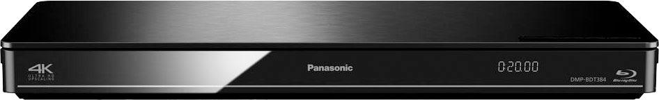 »DMP-BDT384/385«, Panasonic Blu-ray-Player LAN UNIVERSAL Jahre BD-Video, (3D) Upscaling XXL Ethernet)-WLAN, 4K / FULL HD | ➥ ( 3 Garantie