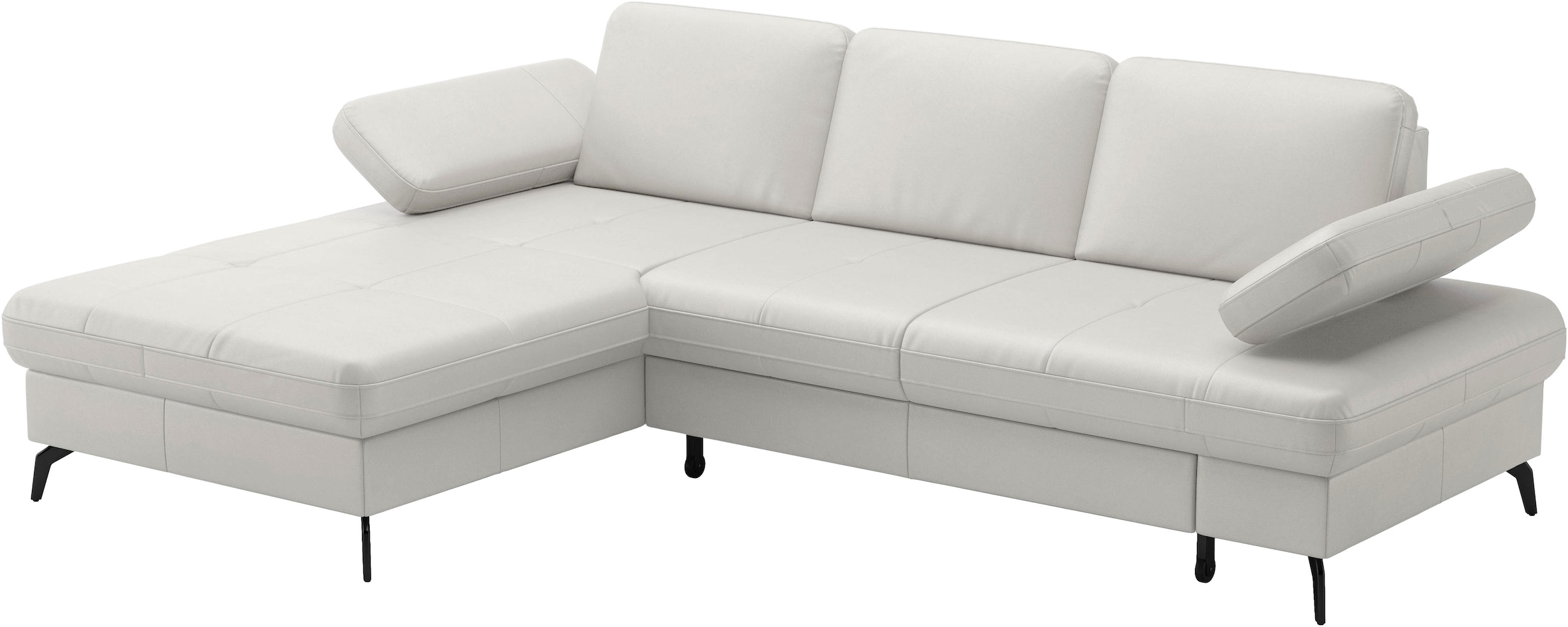 sit&more Ecksofa »Morris Jubi, Recamiere, Breite 247 cm« mit Armteilfunktion,, wahlweise mit Schlaffunktion