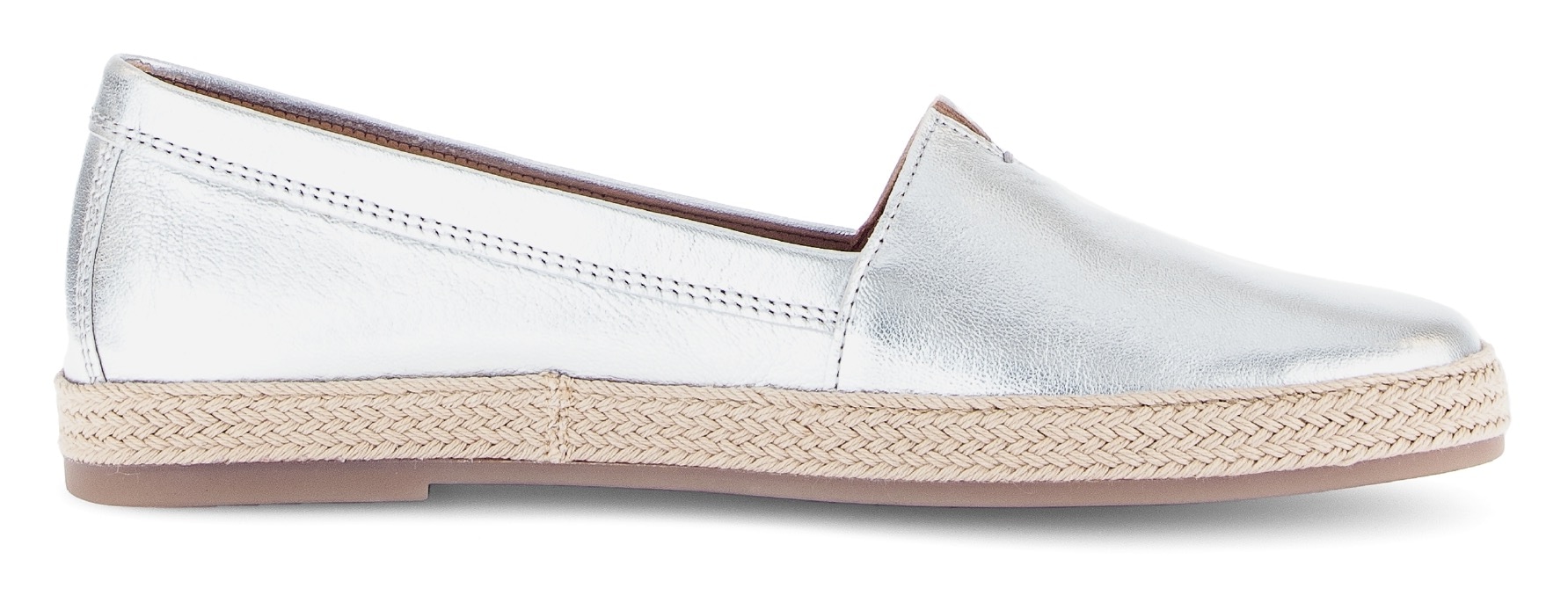 Gabor Slipper  , Schlupfschuh, Bequemschuh, Flats mit jutebezogenem Plateau