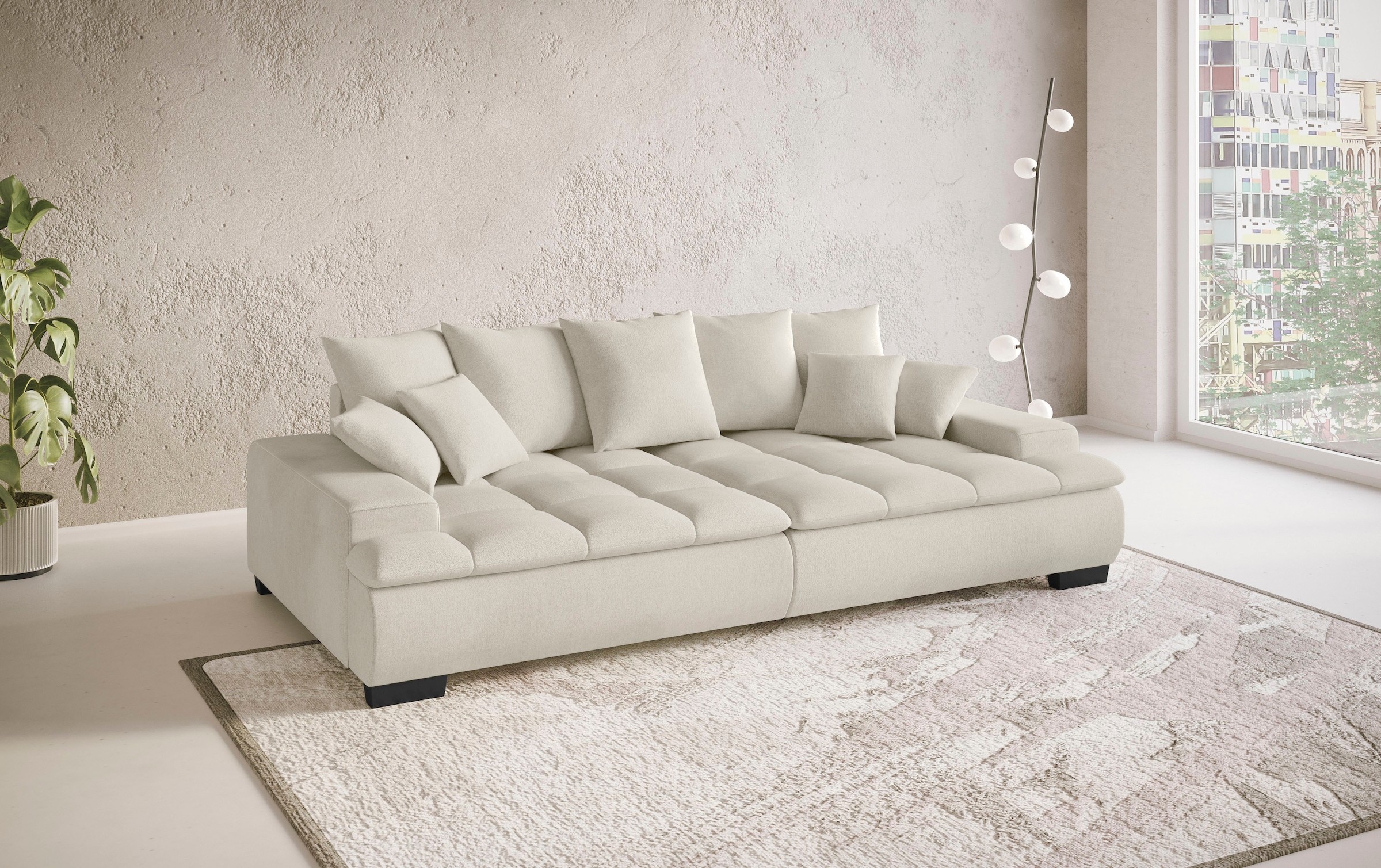 Mr. Couch Big-Sofa »Haiti II«, Wahlweise mit Kaltschaum - bis 140 kg belastbar
