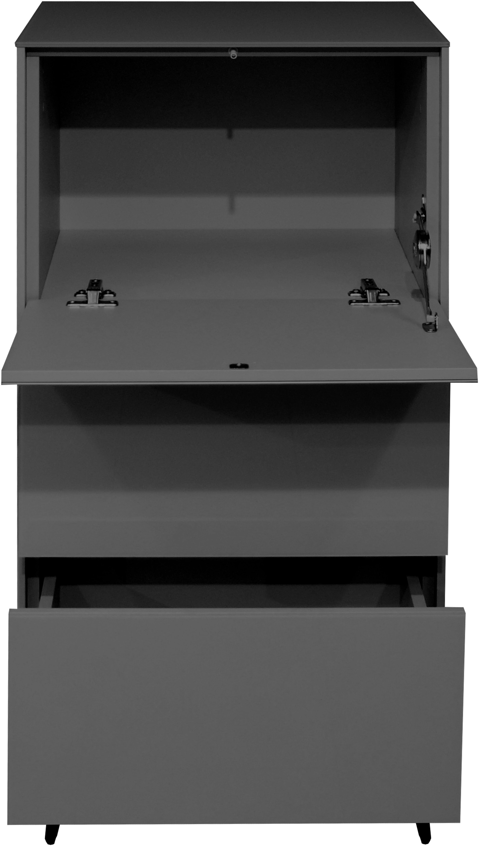 Mäusbacher Kommode »Imola TOPSELLER!«, (OTTOs Choice), Kommode mit Glasfront und Glasoberplatte