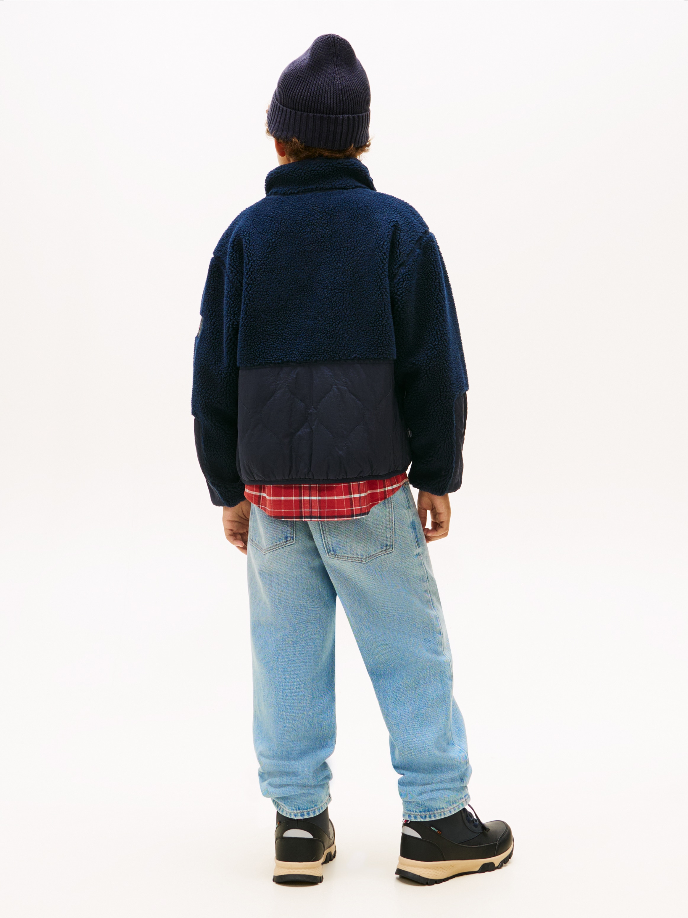 Tommy Hilfiger Bomberjacke »TEDDY QUILTED BOMBER« ohne Kapuze