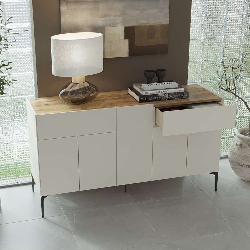 Places of Style Sideboard »Sky45«, Kommode, Lackiert mit wasserbasiertem UV-Lack, Breite 150 cm