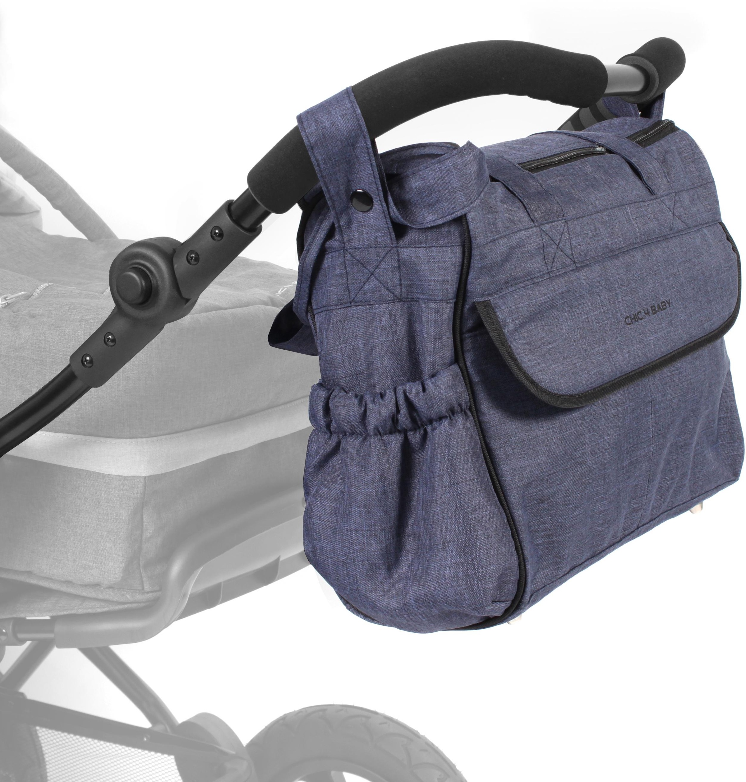 CHIC4BABY Wickeltasche »Komfort, jeans navy«