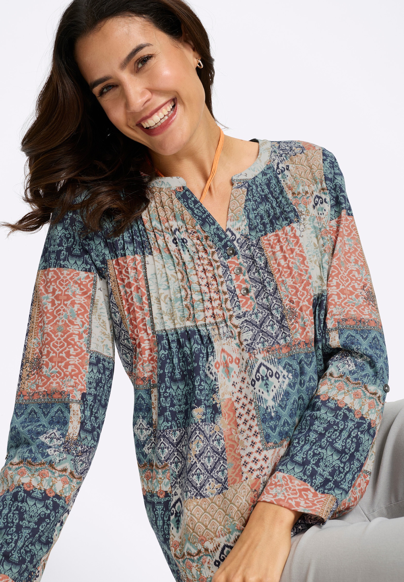 Witt Tunikashirt »Tunikashirt Tunikashirt mit Biesenverzierung«
