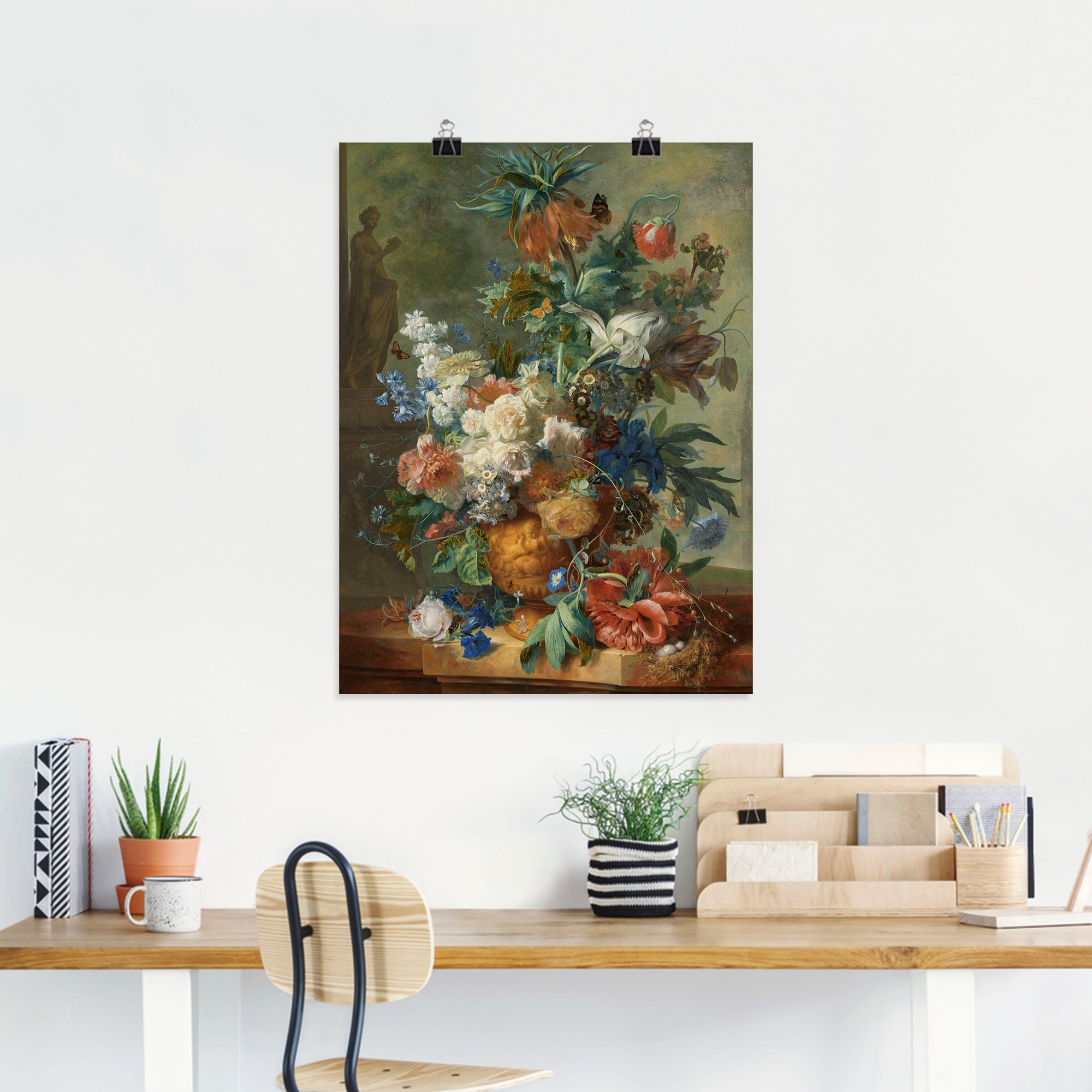Artland Wandbild »Blumenstillleben. 1723«, Arrangements, (1 St.), als Poster in verschied. Größen