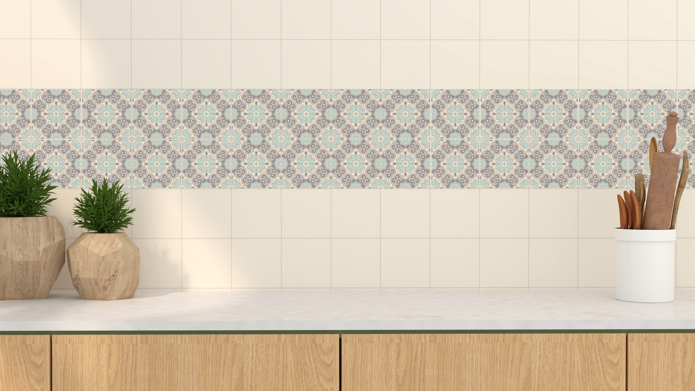 Home affaire Fliesenaufkleber »Ornamente« Stickerfliesen, selbstklebend, Sticker, 12er Set