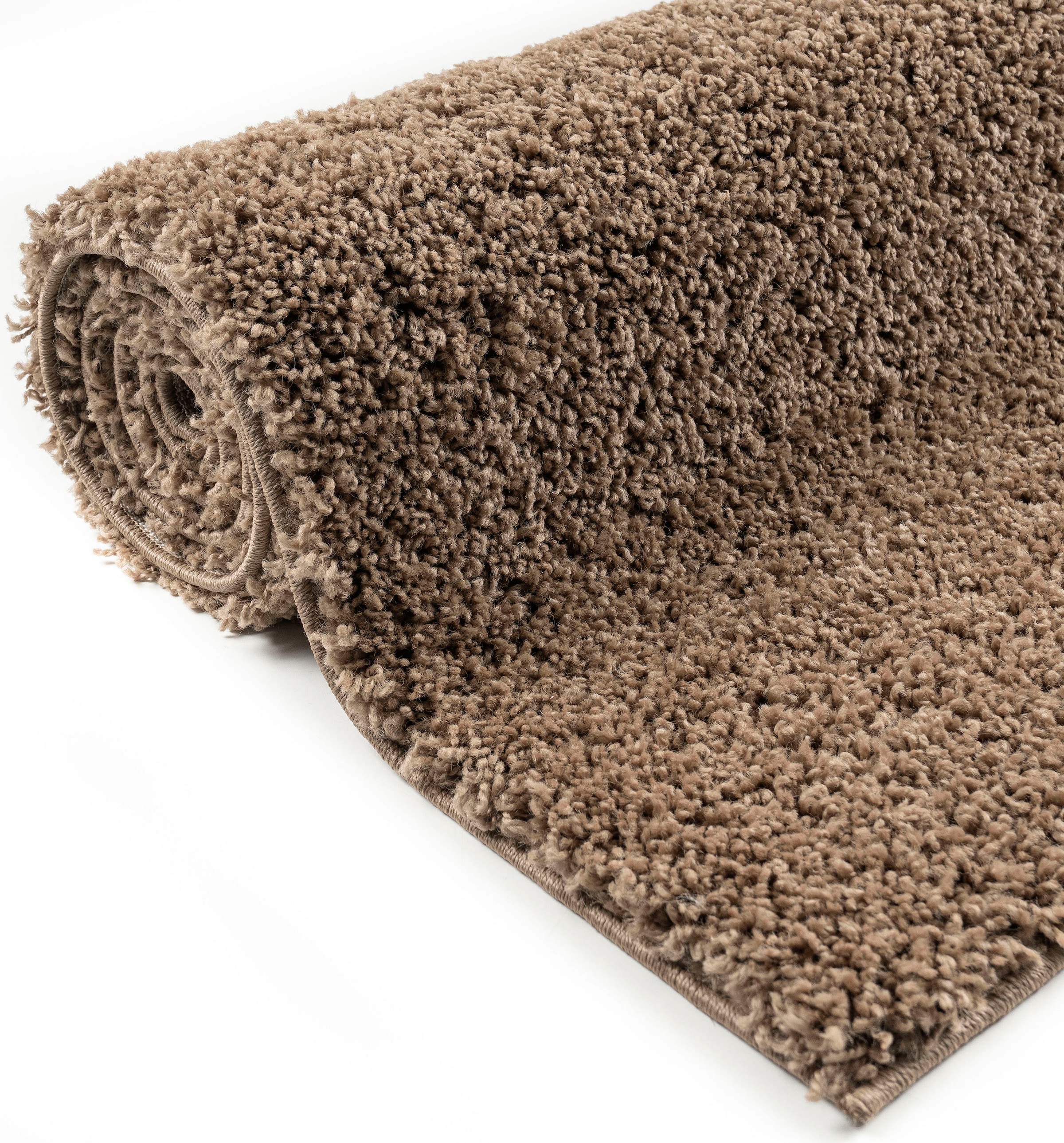 Bruno Banani Hochflor-Teppich »Shaggy Soft« rechteckig 30 mm Höhe gewebt, Uni Farben, besonders weich und kuschelig, Kundenliebling