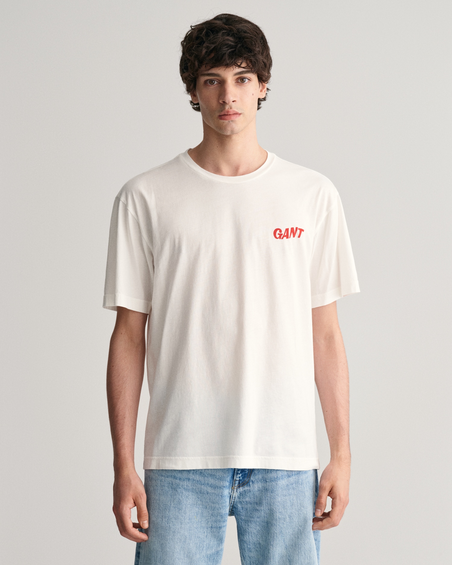 Gant T-Shirt »WASHED GRAPHIC SS T-SHIRT«, Mit Rückenprint