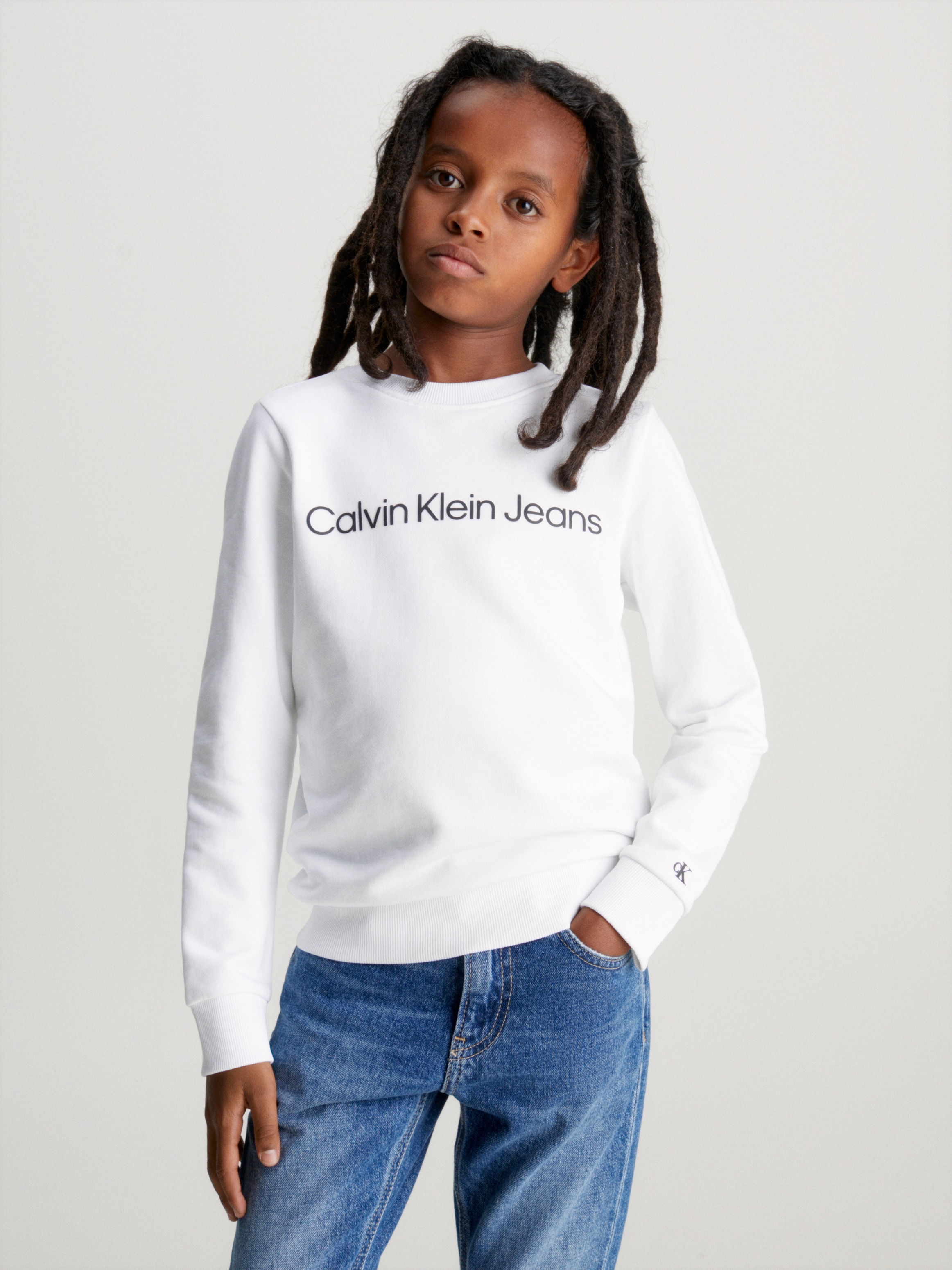 Calvin Klein Jeans Sweatshirt »INST. LOGO REGULAR CN«, für Kinder bis 16 Jahre