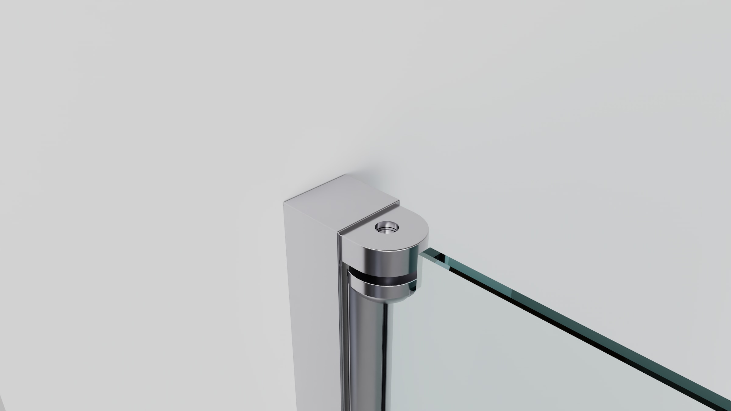 welltime Eckdusche »Firenze« Rahmenloses Design mit extravaganten Griffen