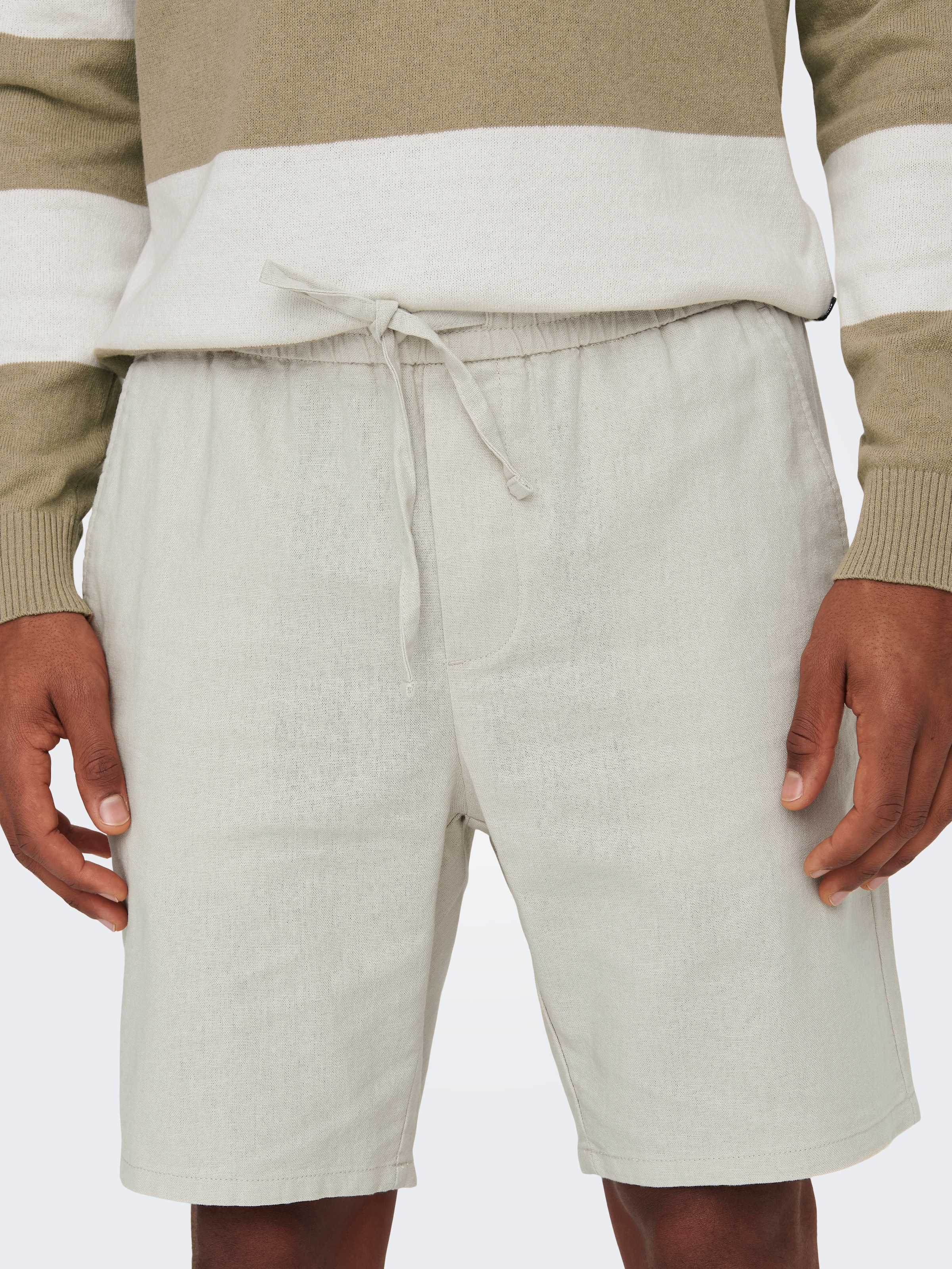 ONLY & SONS Shorts »ONSLINUS 0007 COT LIN SHORTS NOOS«