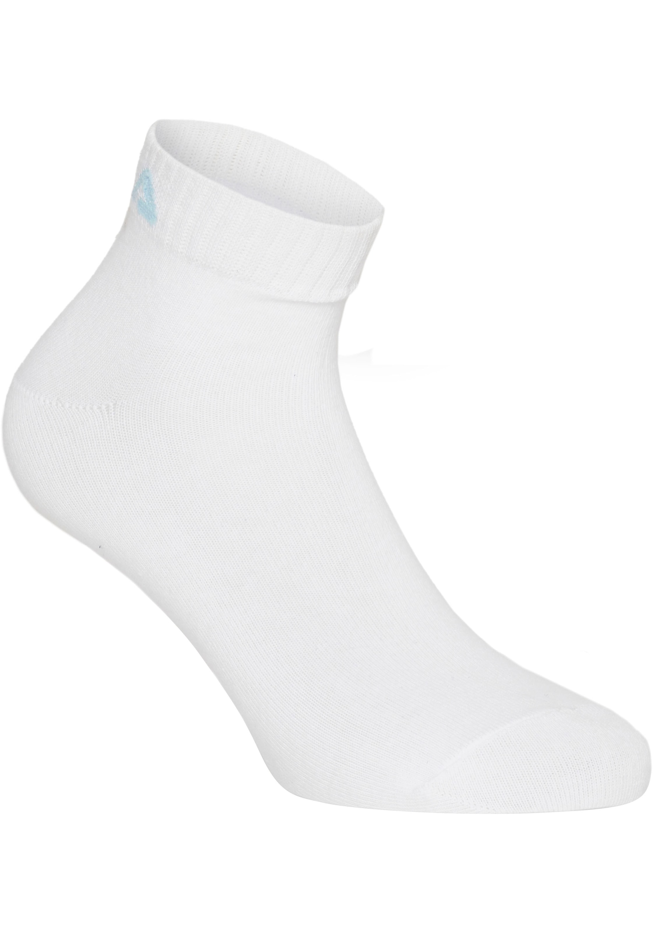 Fila Kurzsocken »UNISEX INVISIBLE PLAIN SOCKS«, (6 Paar), Baumwollmischung, Rippenbündchen, flache Zehennaht