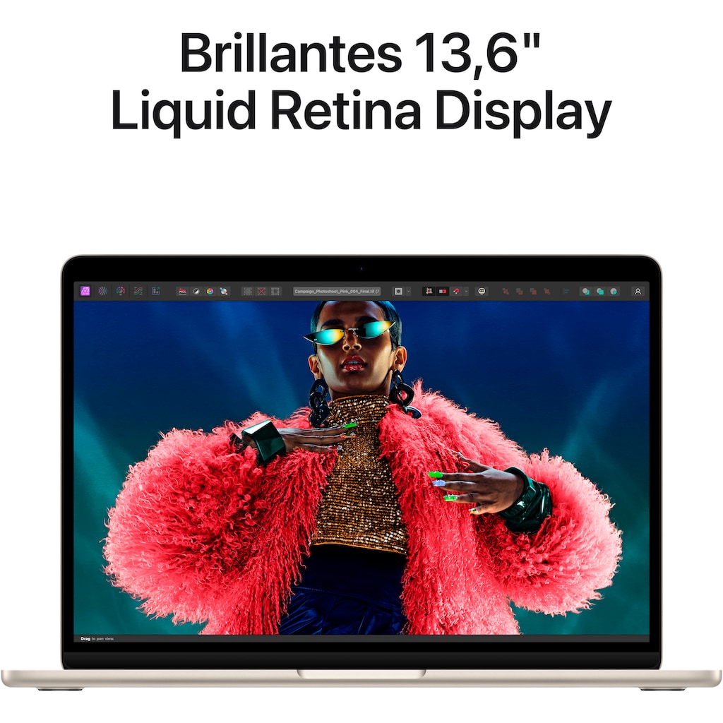Apple Notebook »MacBook Air 13"«, 34,46 cm, / 13,6 Zoll, Apple, M3, 8-Core GPU, 256 GB SSD