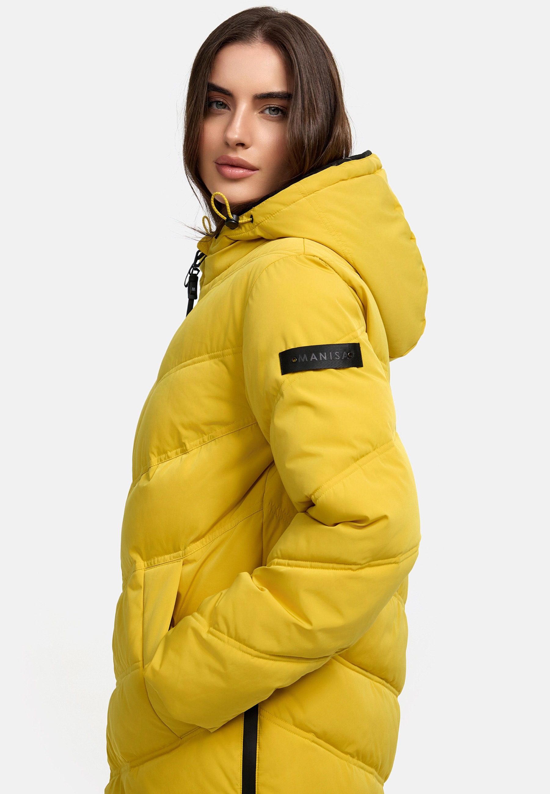 MANISA Steppmantel mit Reißverschluss an Seite