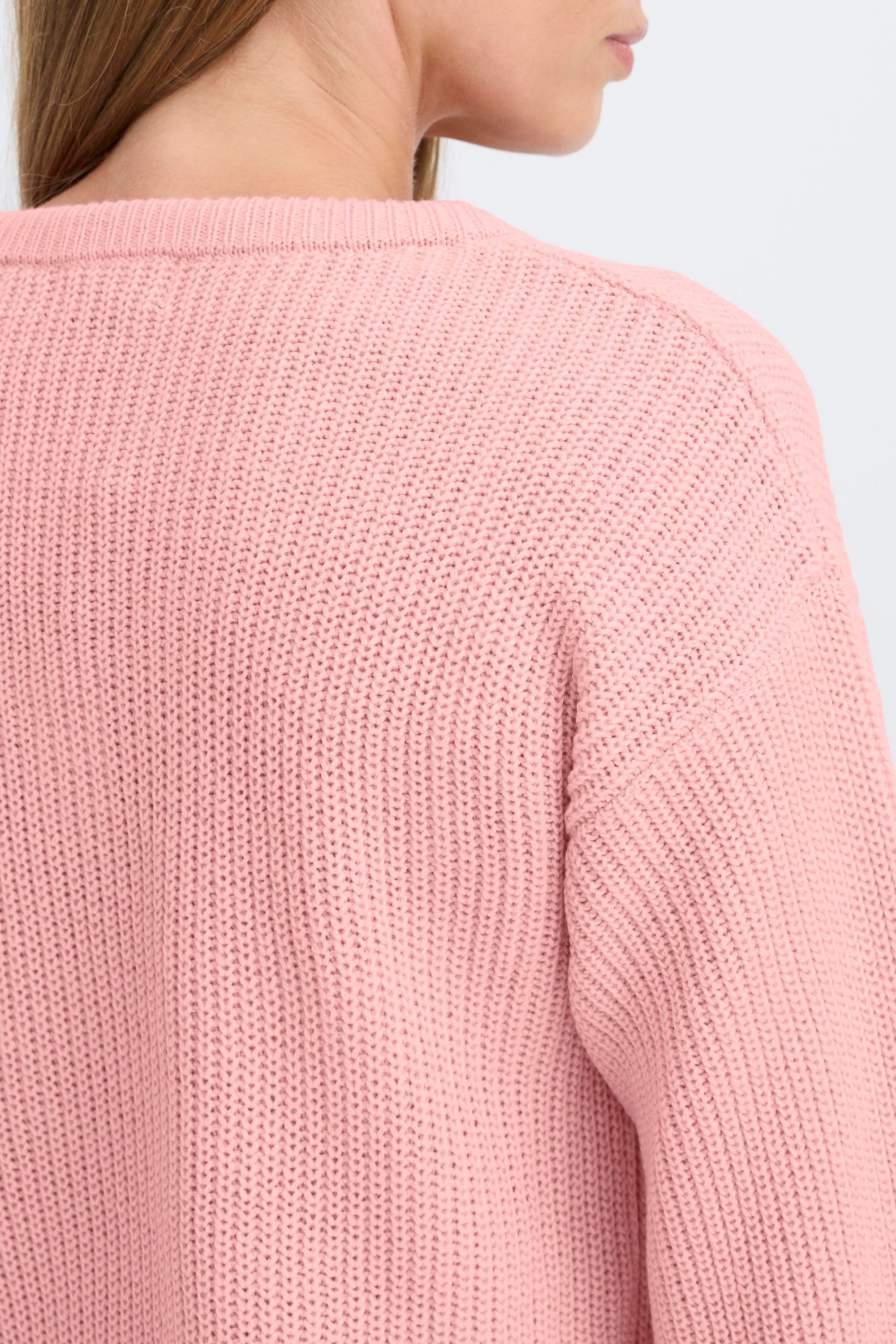 OXMO Strickfleece-Pullover »Strickpullover OXISANDIE LS«