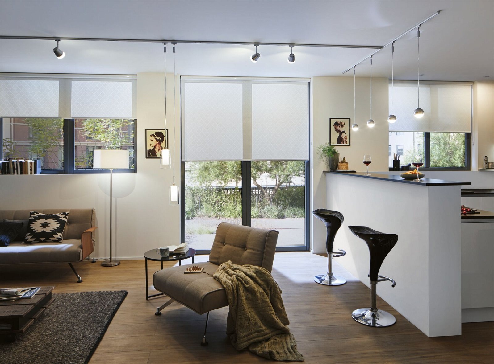 Paulmann Schienensystem-Leuchten »URail Pendel Capsule II  440lm 6,3W 4000K 230V Chrom matt, Chrom« LED-Modul 1 Stk. Neutralweiß dimmbar