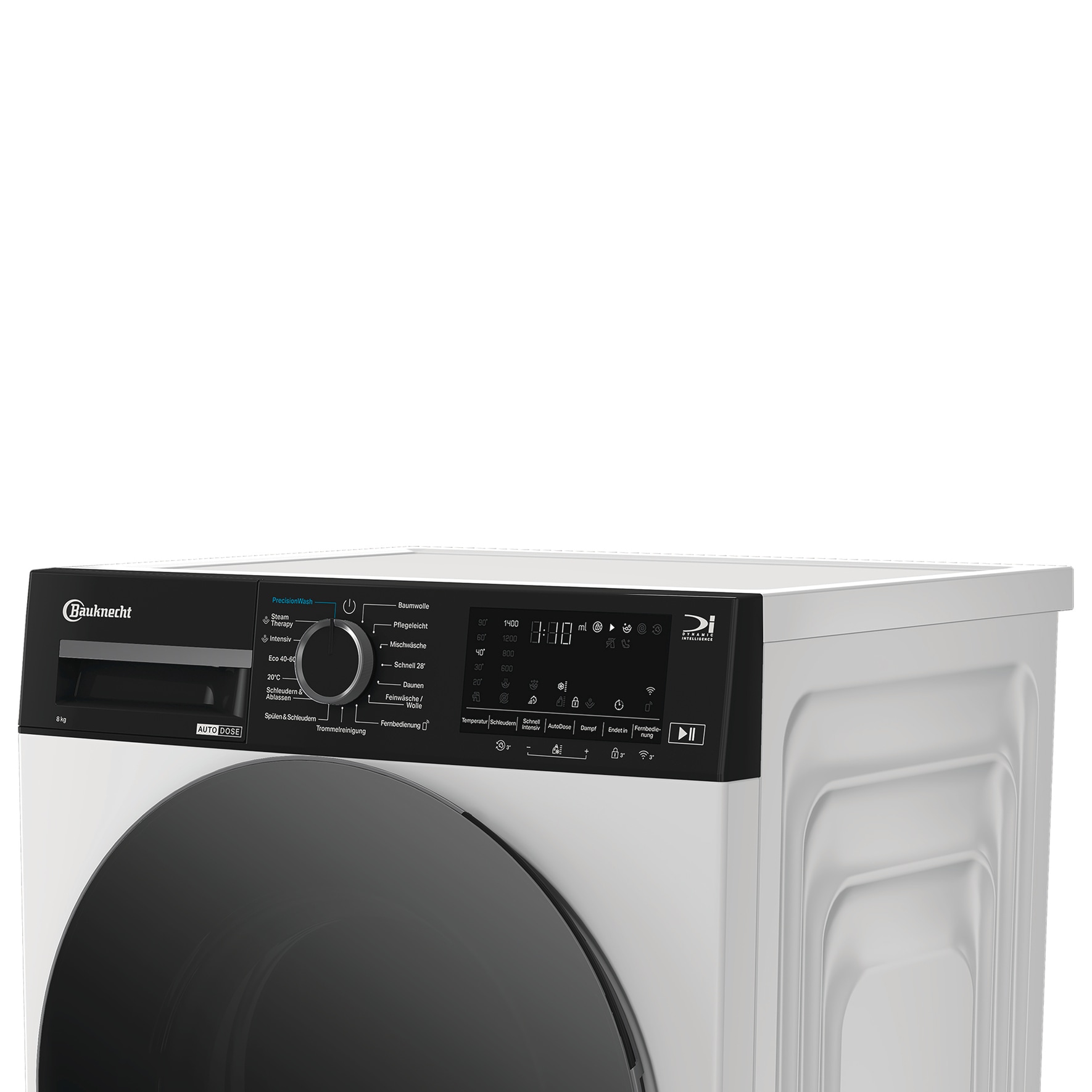 BAUKNECHT Waschmaschine »B WM 8A9 BC« 8 kg 1400 U/min Smart dosieren, perfekt waschen – kein Waschmittel verschwenden