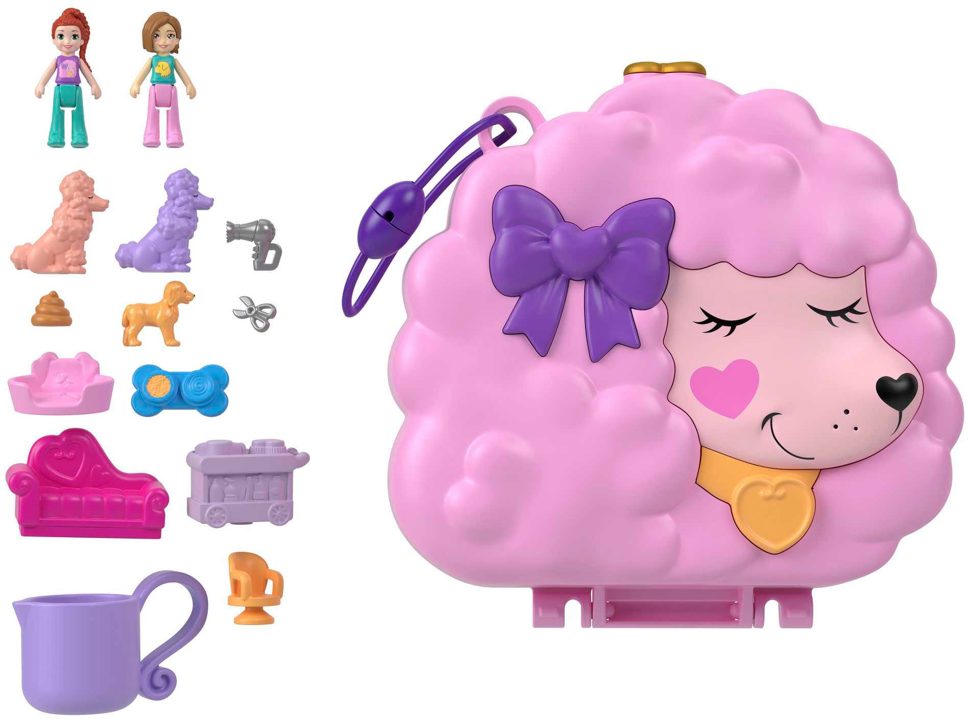 Polly Pocket Spielwelt »Stylischer Pudel Schatulle«